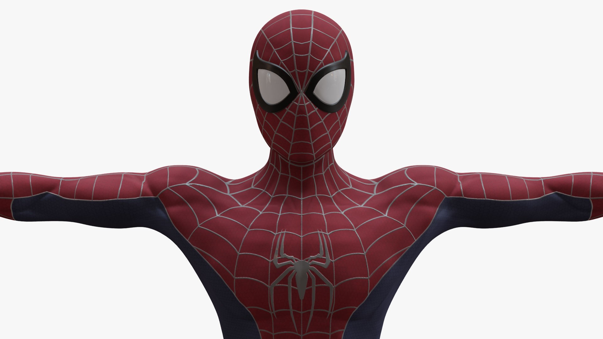 Spiderman - Tobey Maguire Rigged Low-poly 3D model_12