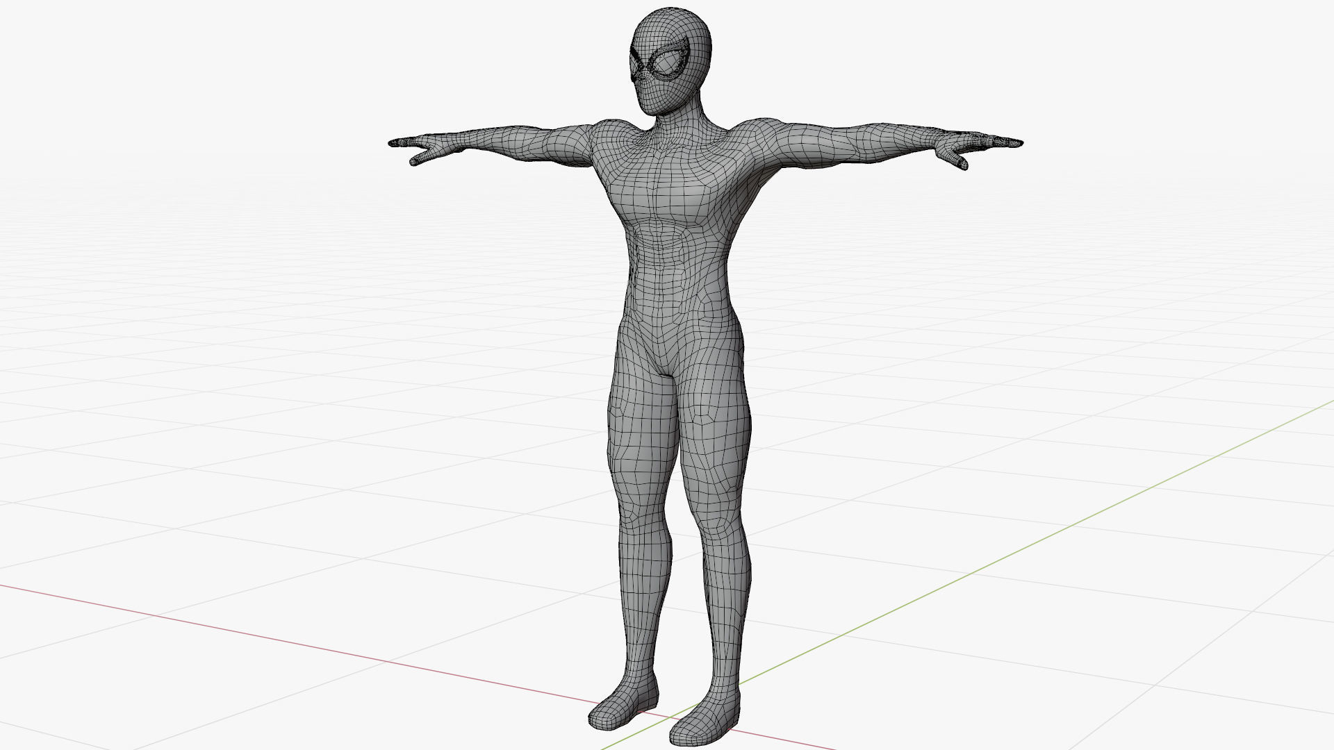 Spiderman - Tobey Maguire Rigged Low-poly 3D model_4