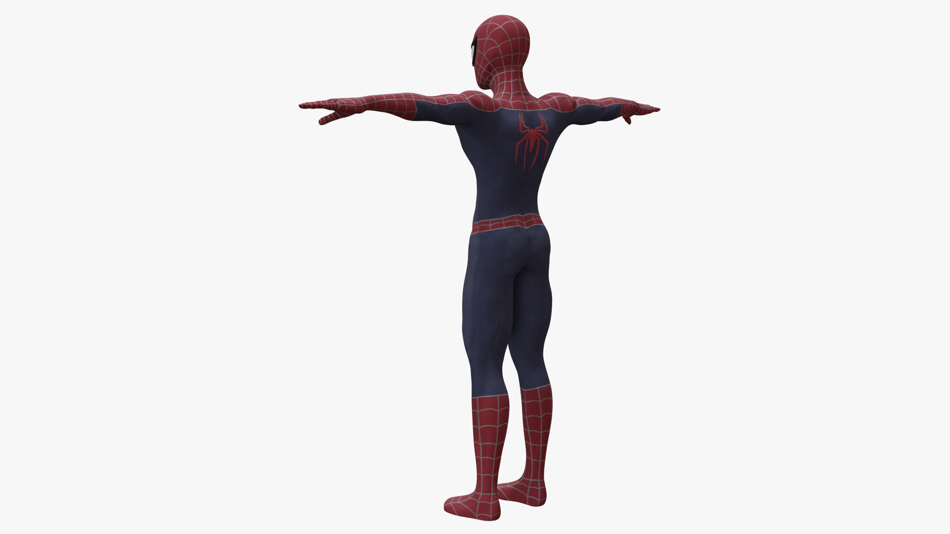 Spiderman - Tobey Maguire Rigged Low-poly 3D model_8