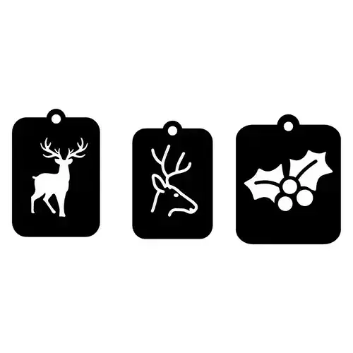 Chrismas Cards Decor 3D print model