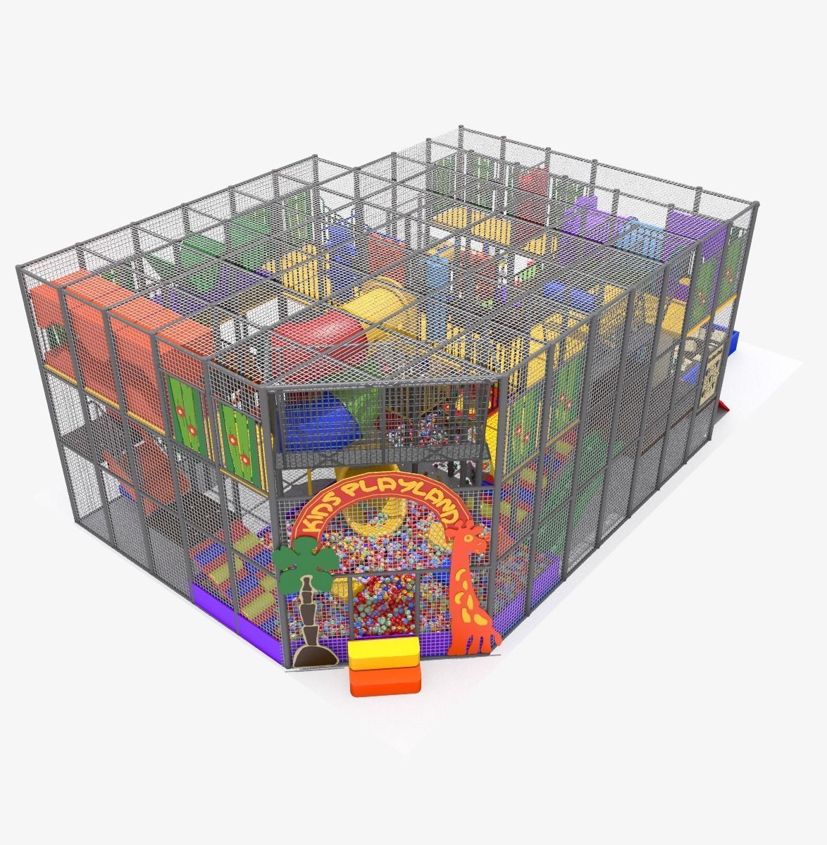 Indoor Playground 3D model_8