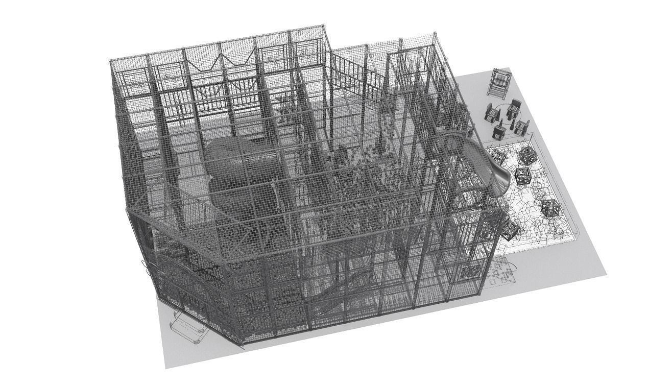 Indoor Playground 3D model_17