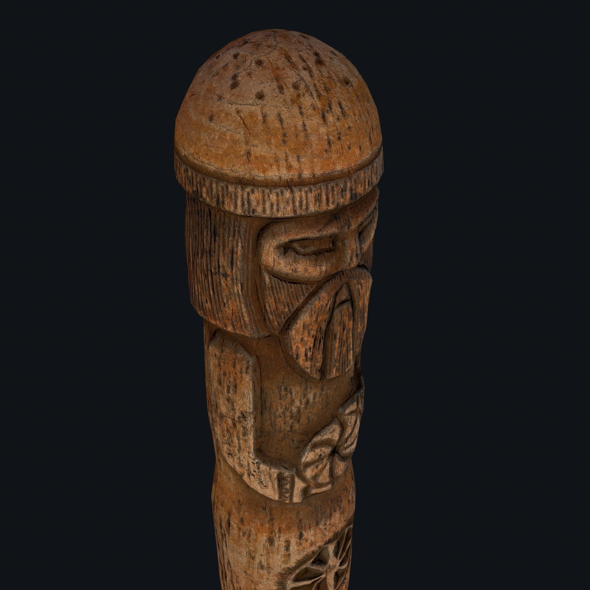 Viking Horse Figurine  Low-poly 3D model_25