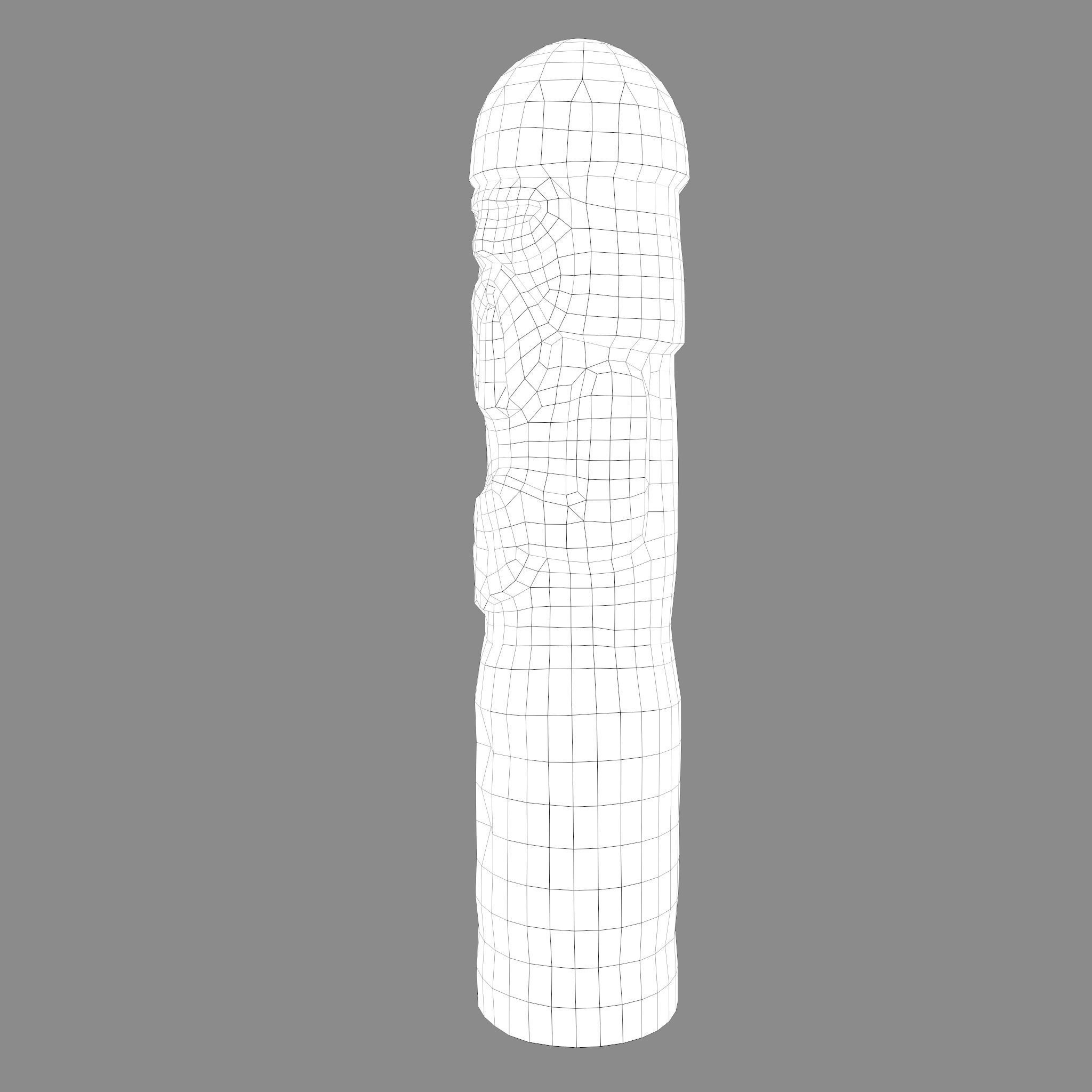 Viking Horse Figurine  Low-poly 3D model_6