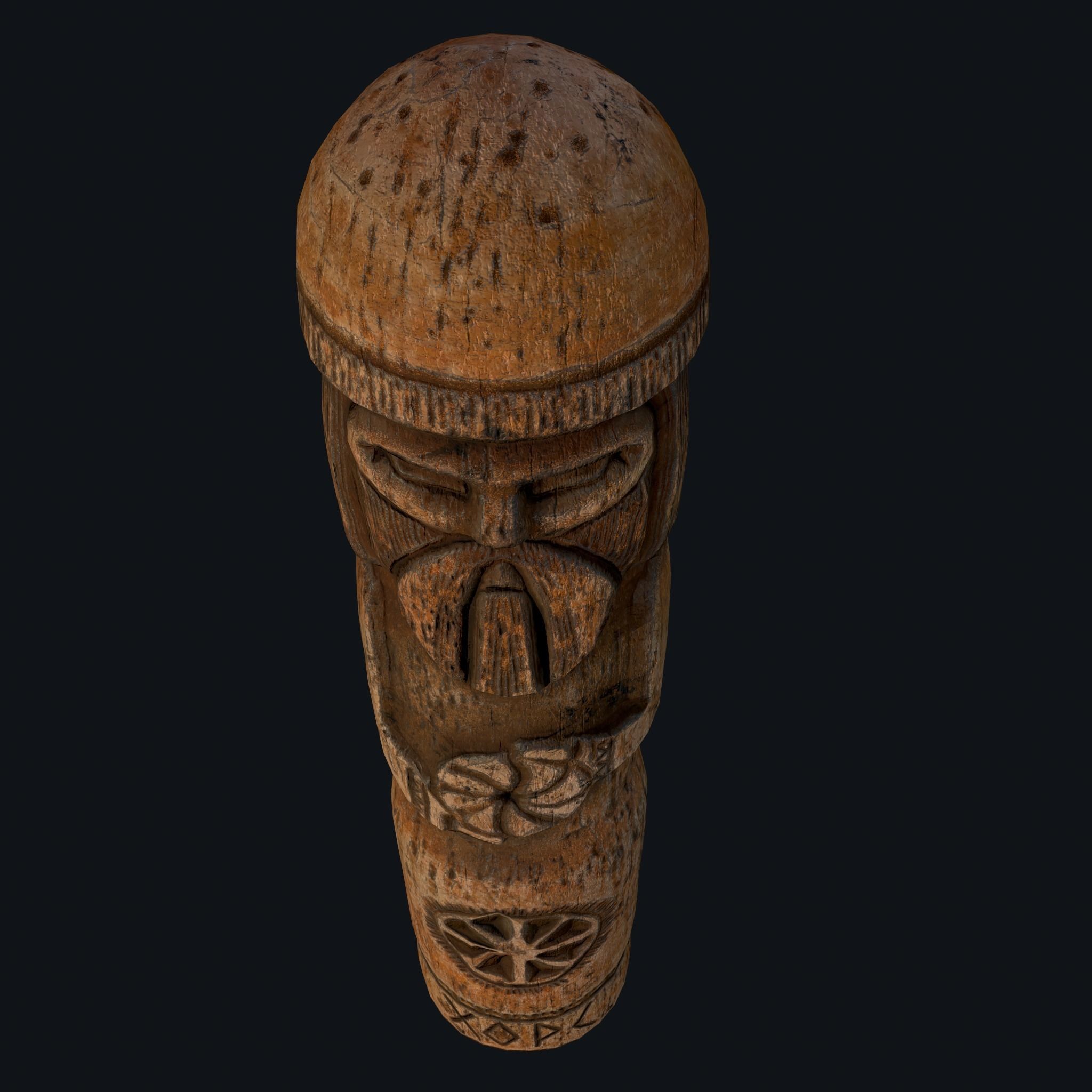 Viking Horse Figurine  Low-poly 3D model_23