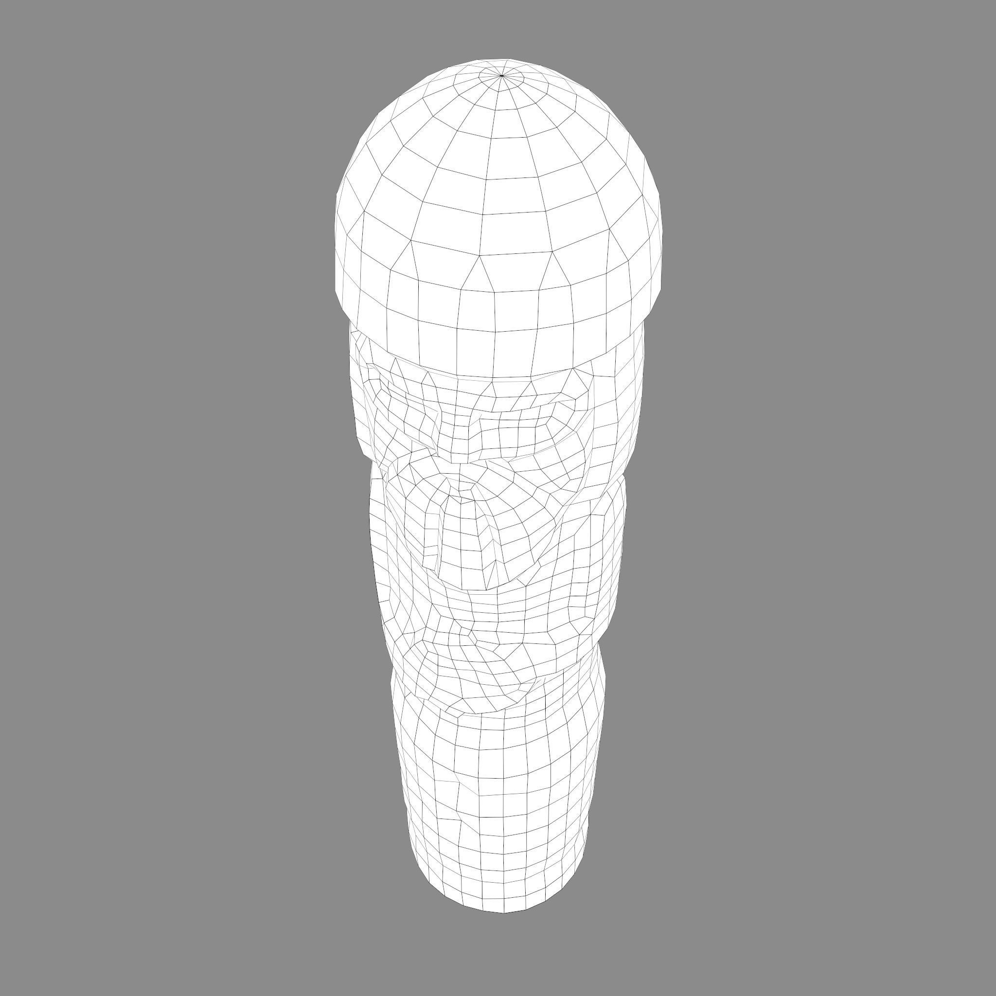 Viking Horse Figurine  Low-poly 3D model_36