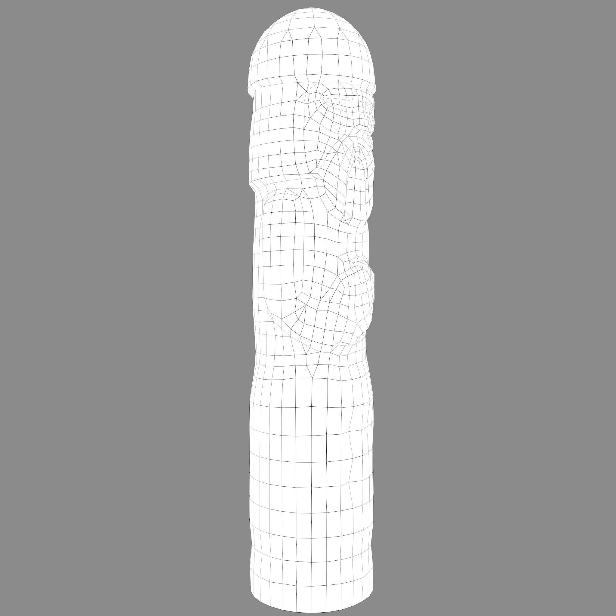 Viking Horse Figurine  Low-poly 3D model_8