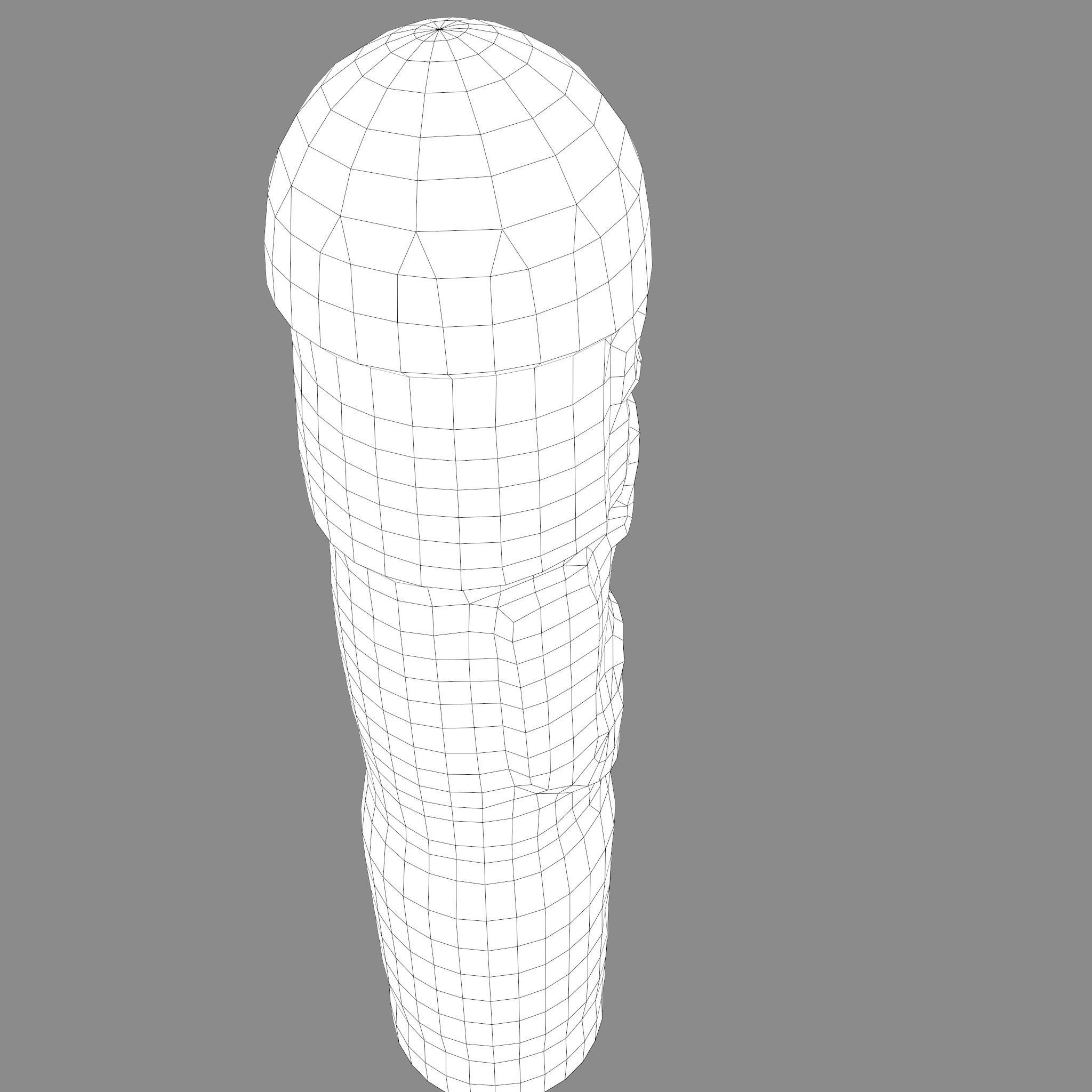 Viking Horse Figurine  Low-poly 3D model_47