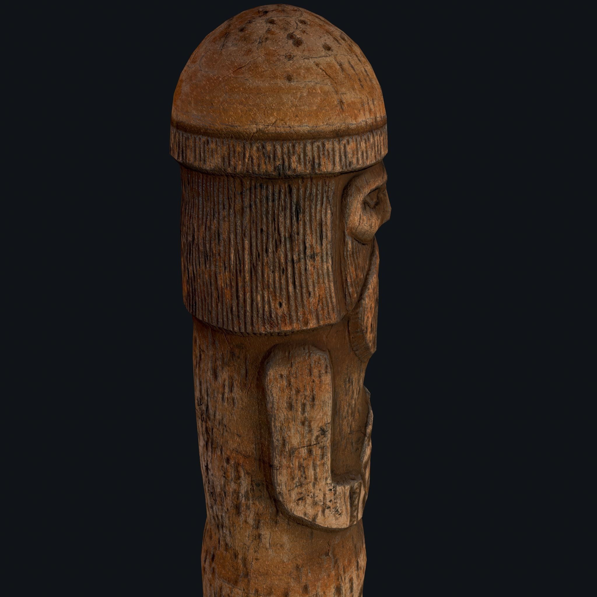 Viking Horse Figurine  Low-poly 3D model_28