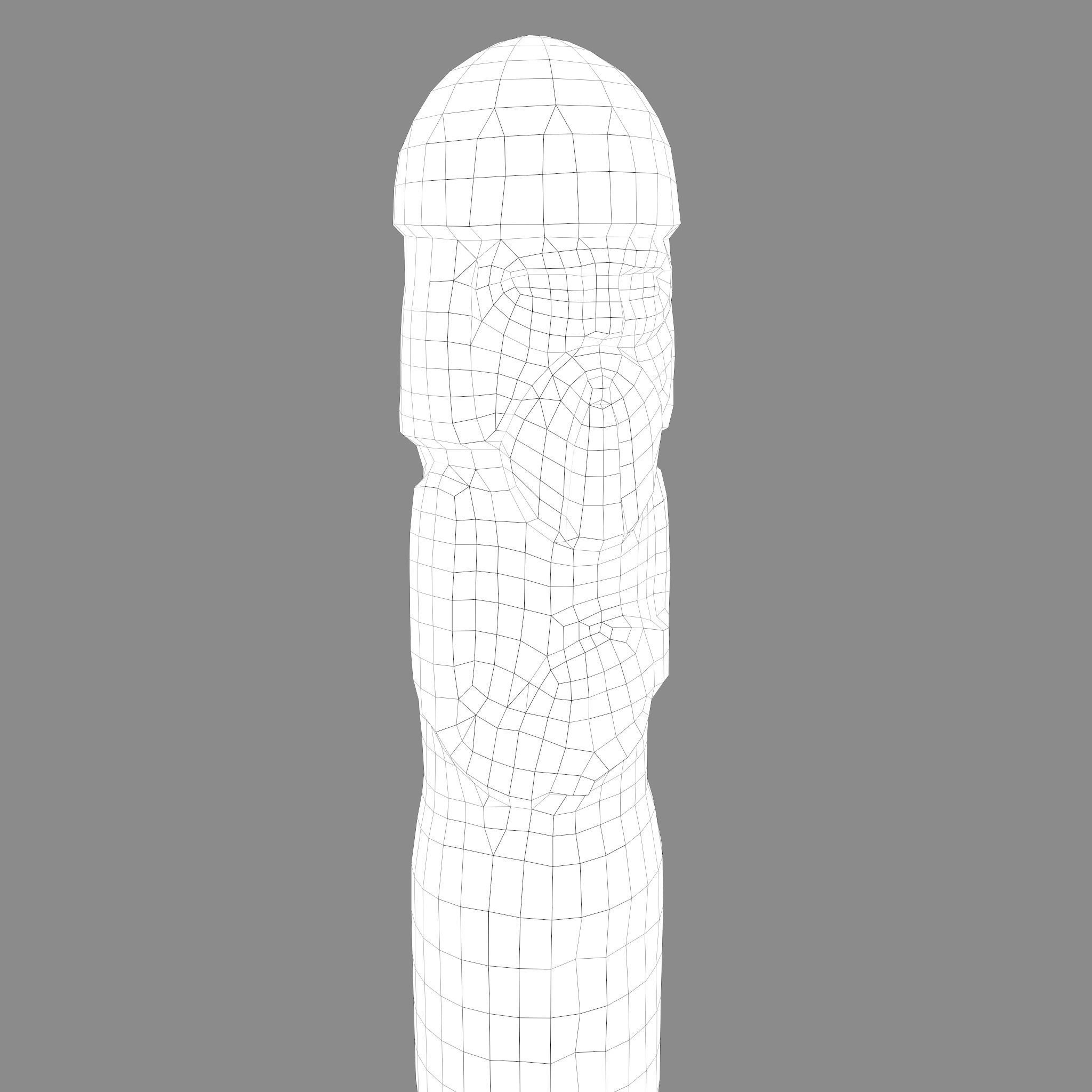 Viking Horse Figurine  Low-poly 3D model_48