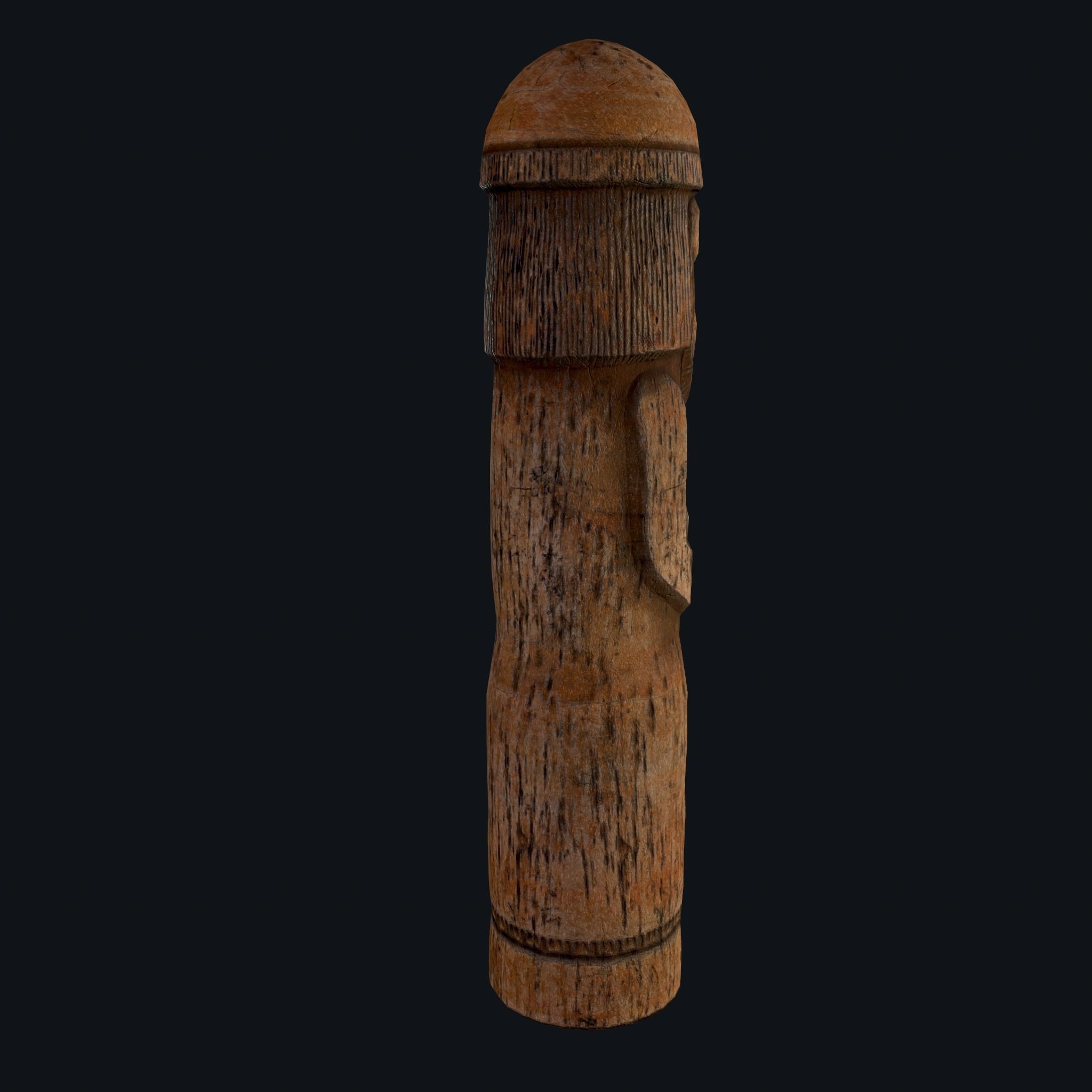 Viking Horse Figurine  Low-poly 3D model_14