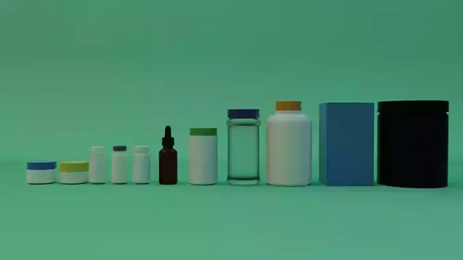 Bottles Medicines Bottles Cosmetics Container 