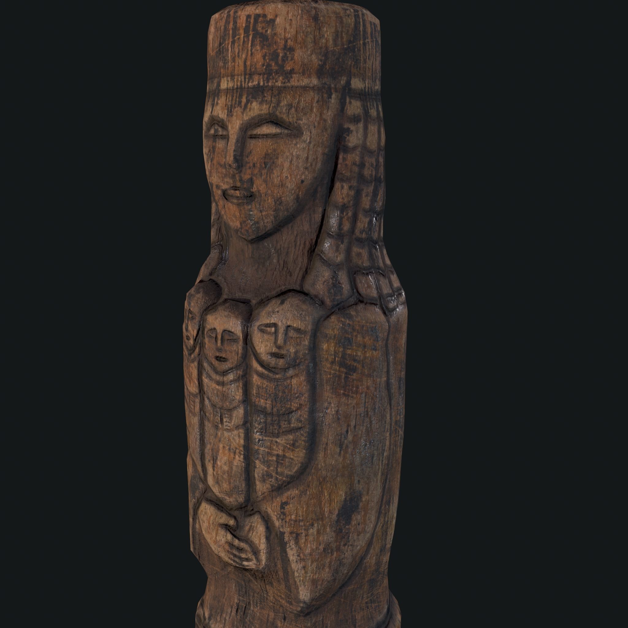 Lada Statue  Low-poly 3D model_23