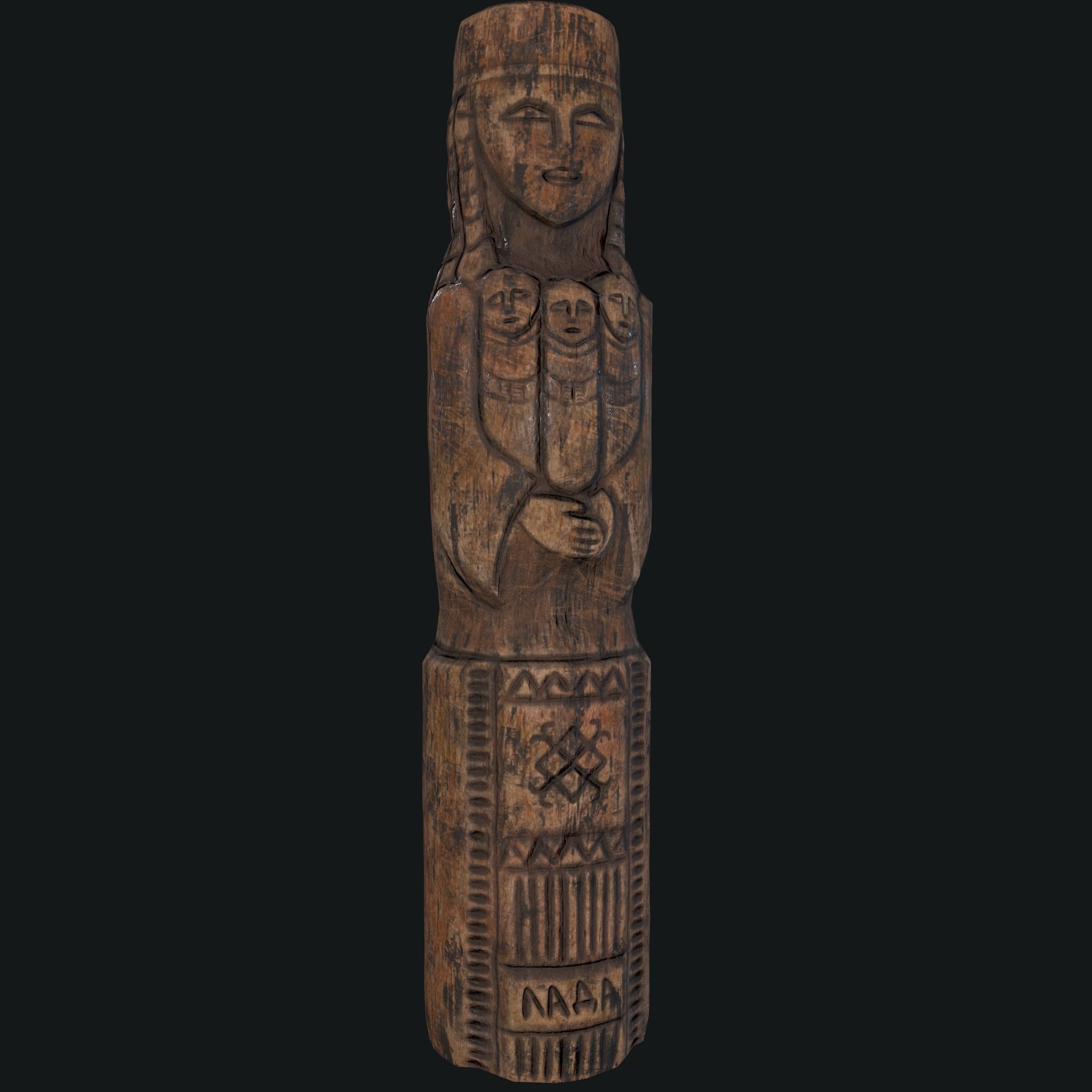 Lada Statue  Low-poly 3D model_28