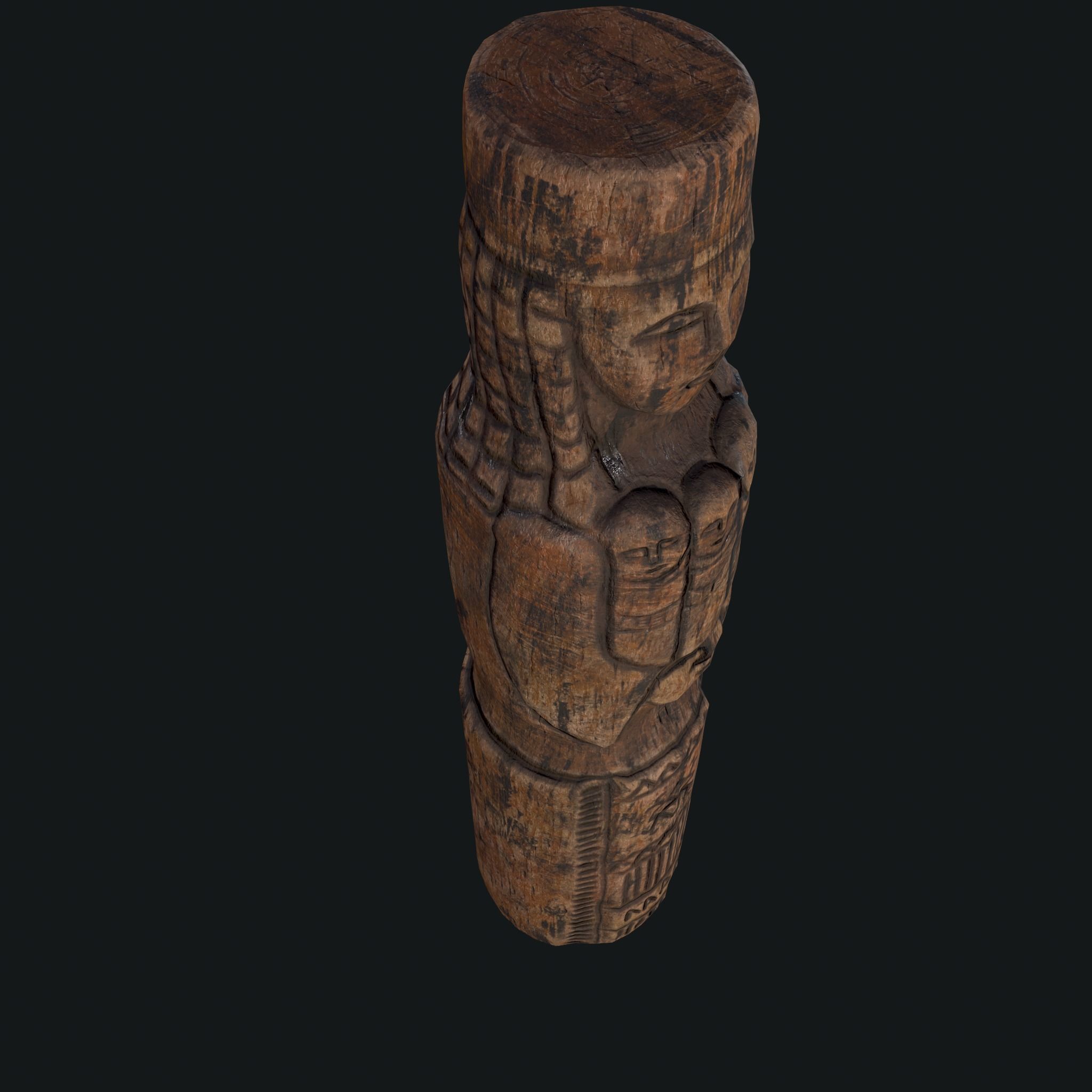 Lada Statue  Low-poly 3D model_20