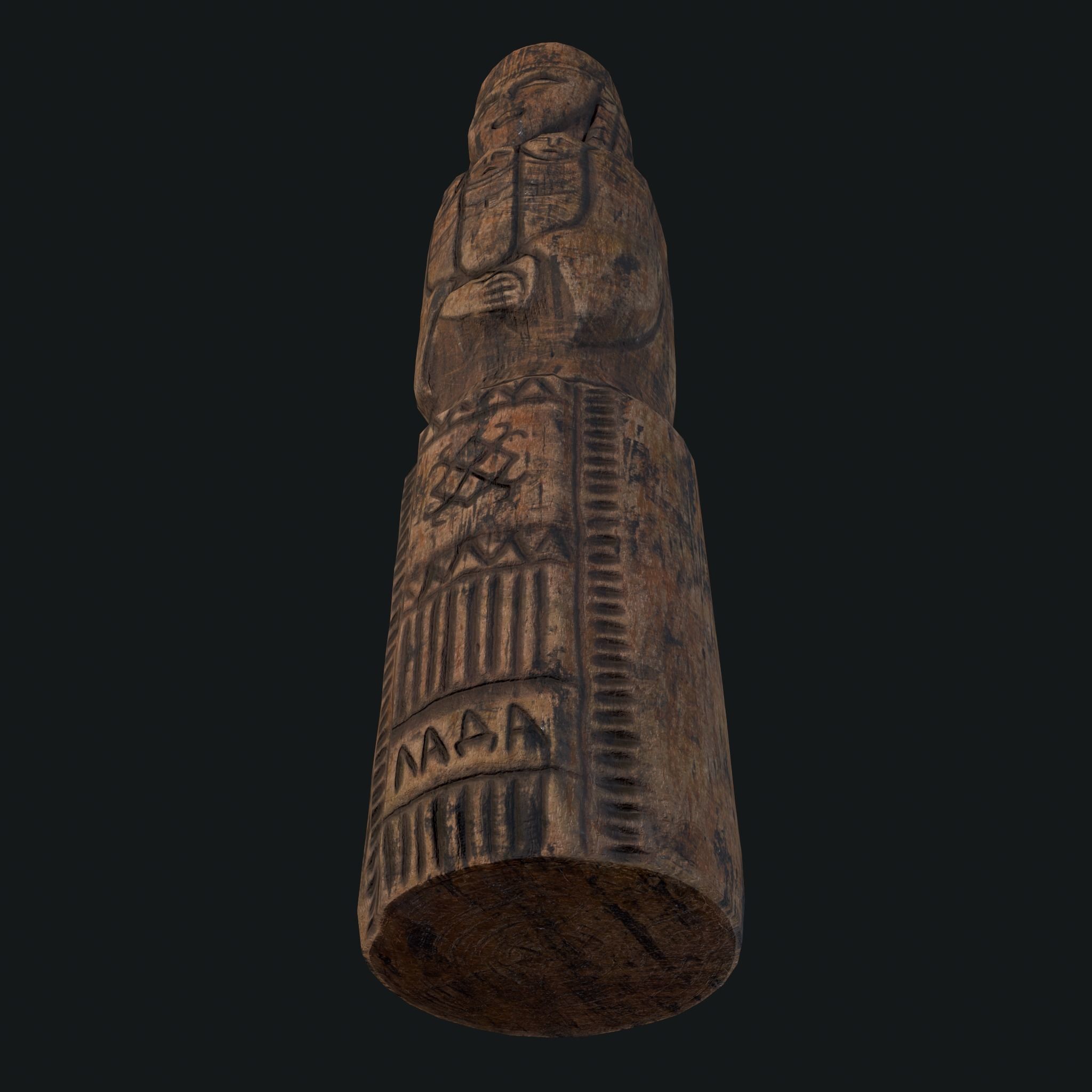 Lada Statue  Low-poly 3D model_16