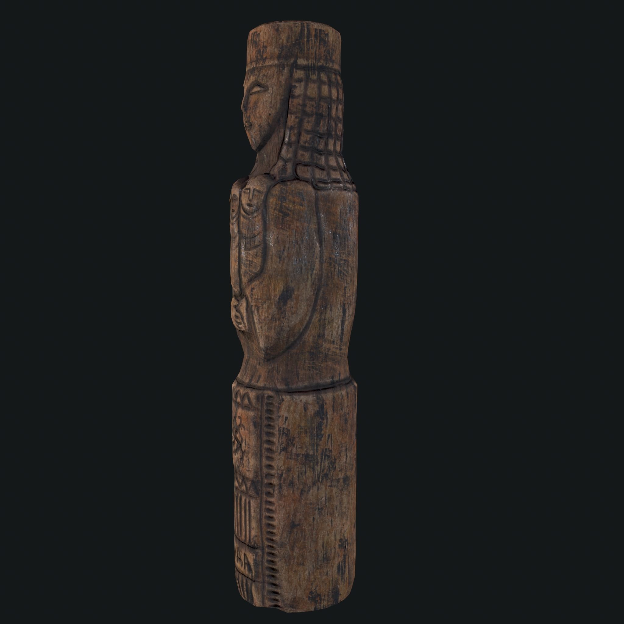 Lada Statue  Low-poly 3D model_14