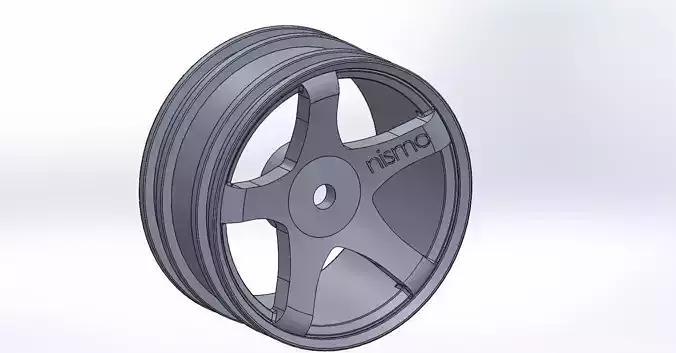 Nismo wheels for rc car models 1 10 3D print model