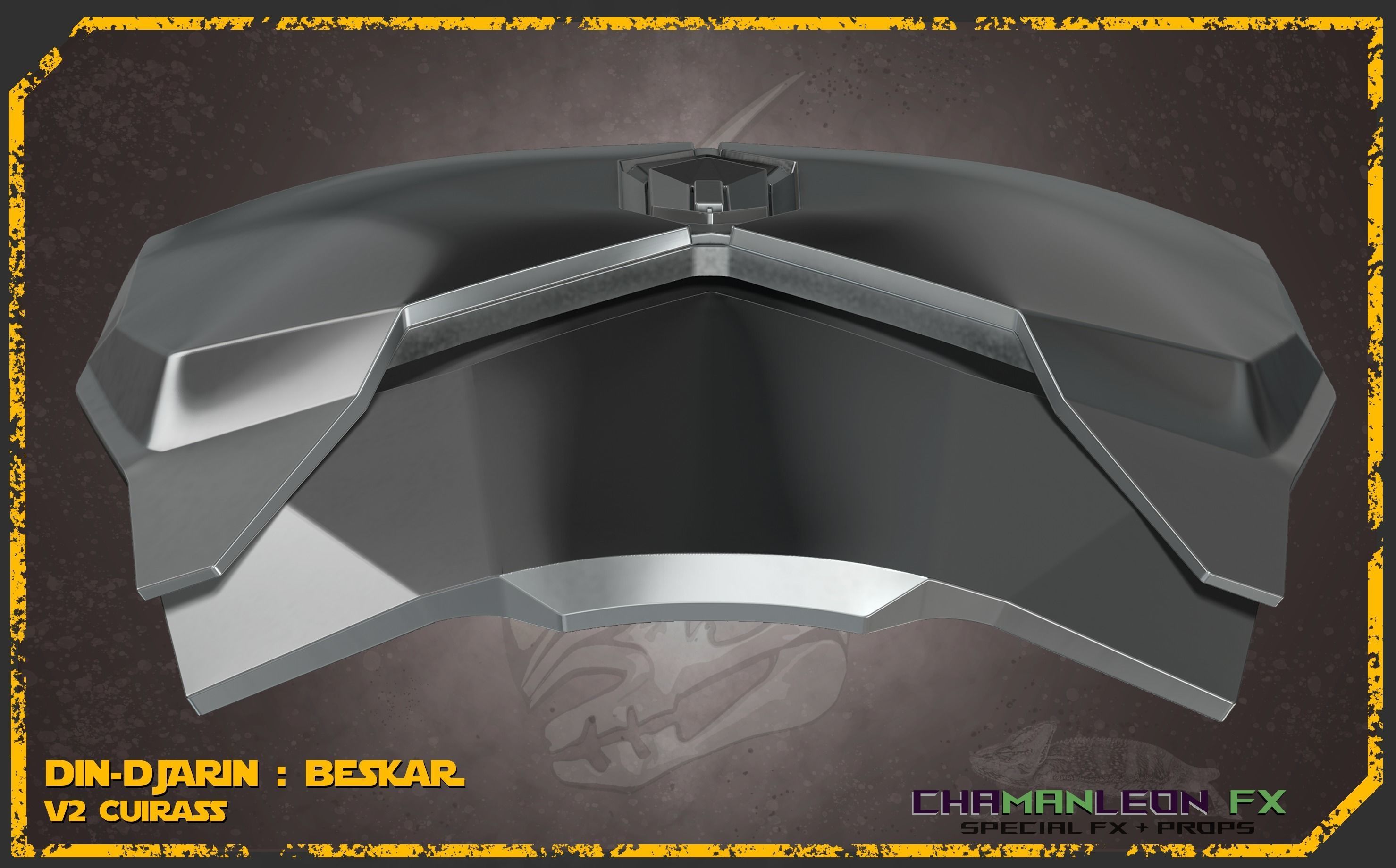 Din Djarin  Mandalorian Beskar Chest and Ab Armor Cosplay 3D print model_4