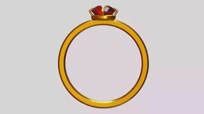 Ruby Gold Ring