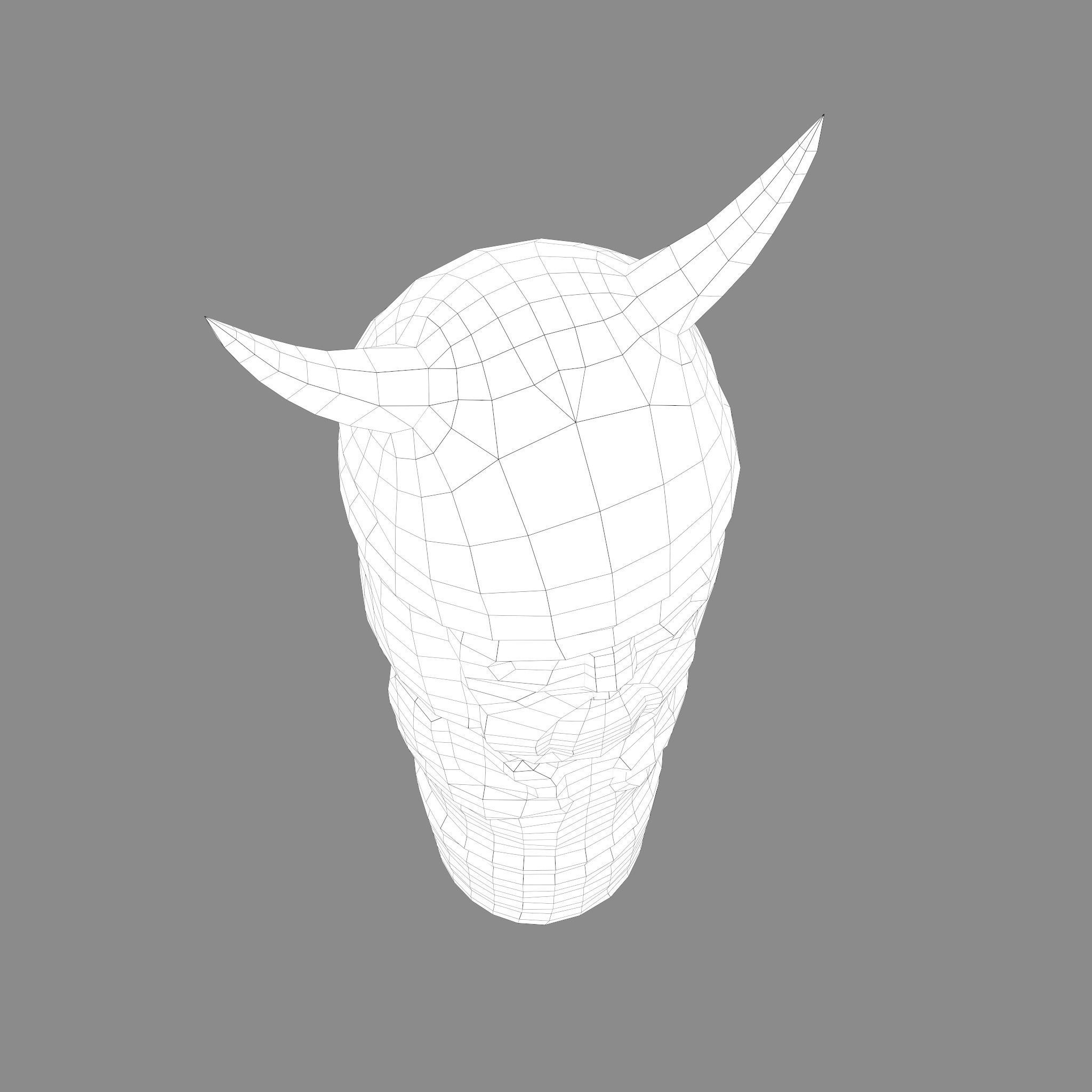 Velez Statue Low-poly 3D model_37