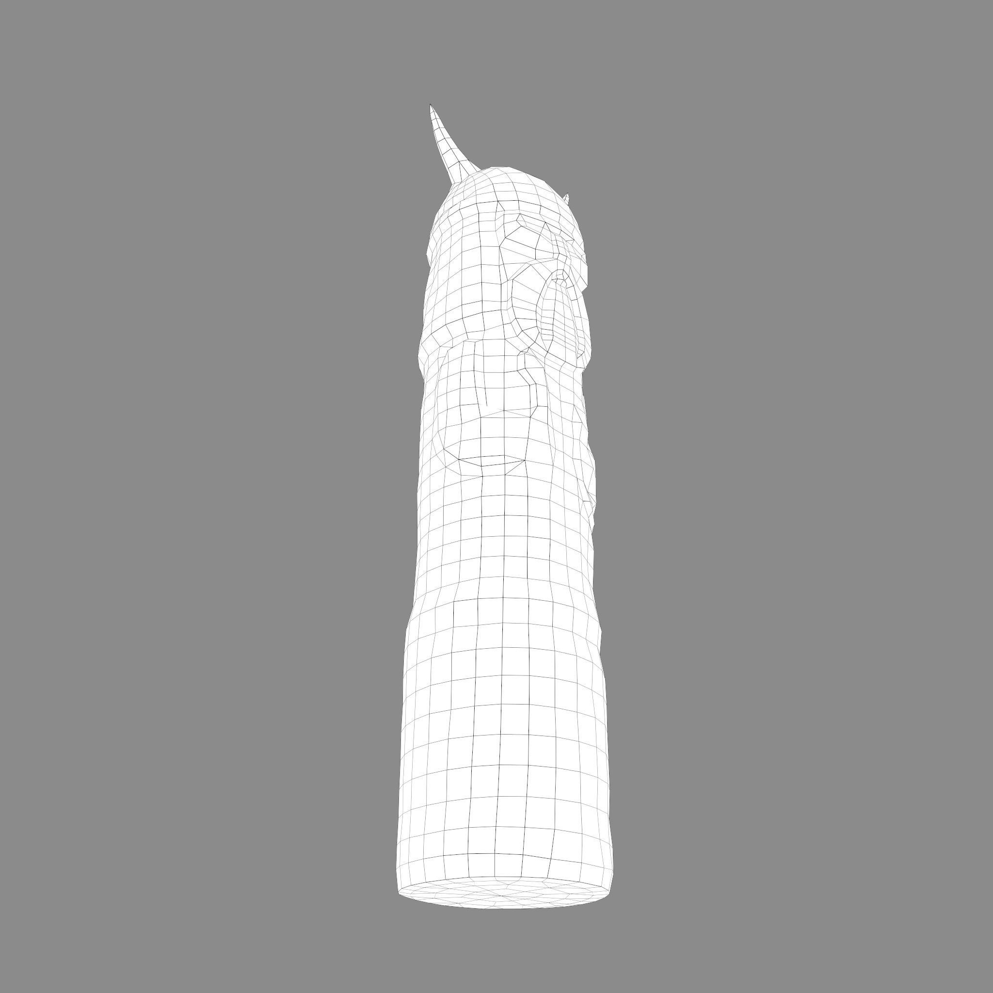 Velez Statue Low-poly 3D model_48