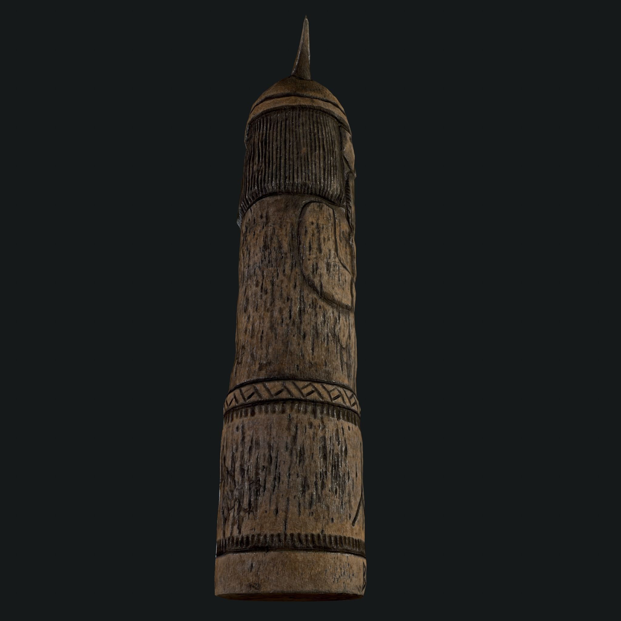 Velez Statue Low-poly 3D model_24