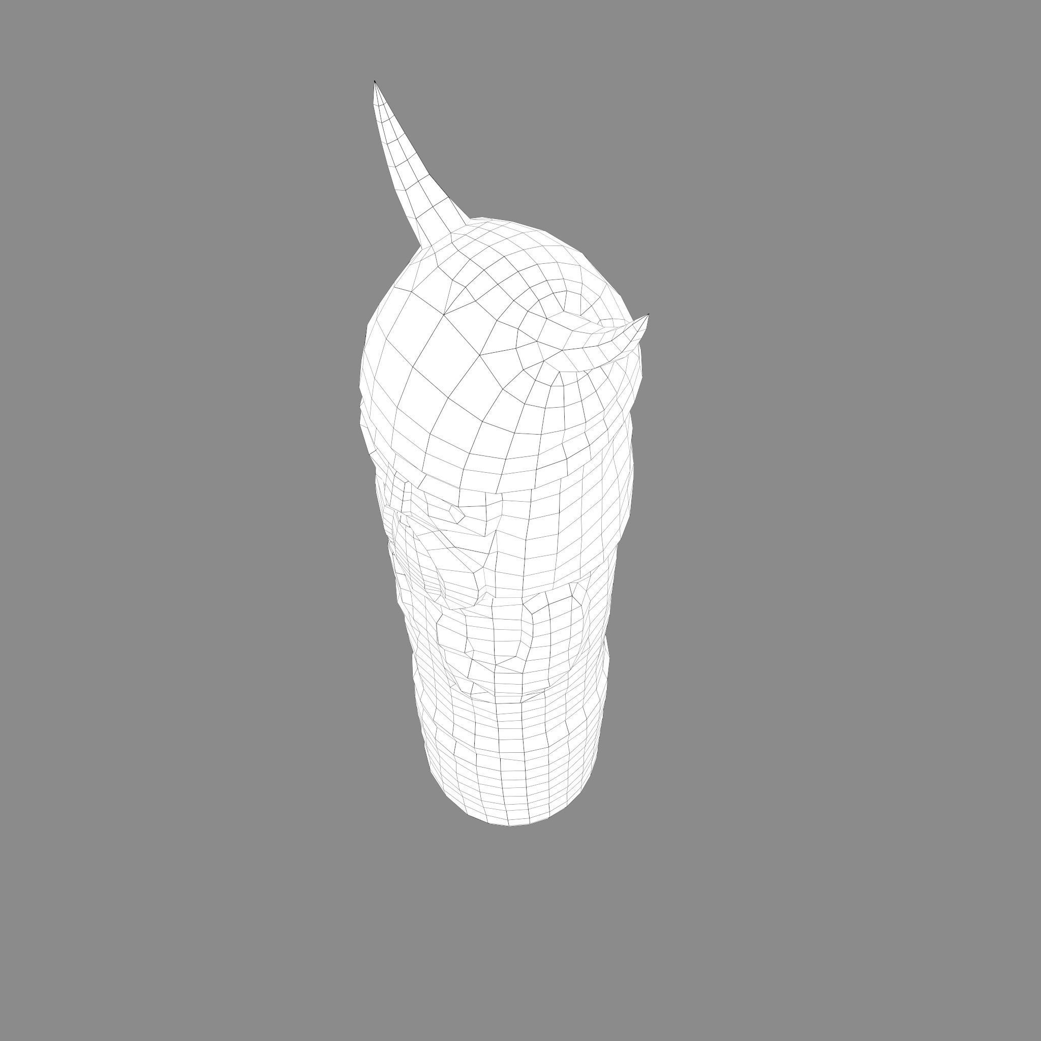 Velez Statue Low-poly 3D model_35