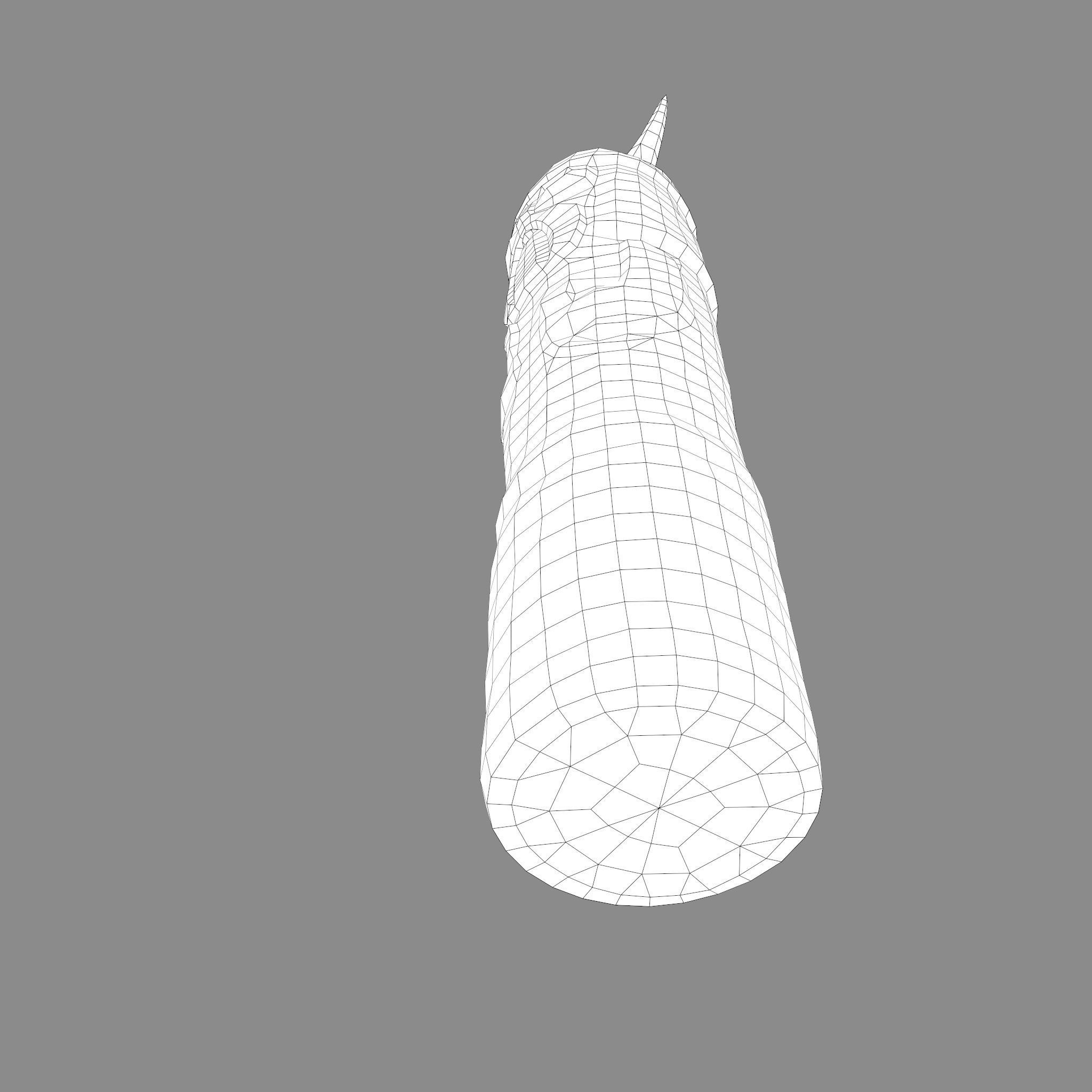 Velez Statue Low-poly 3D model_40