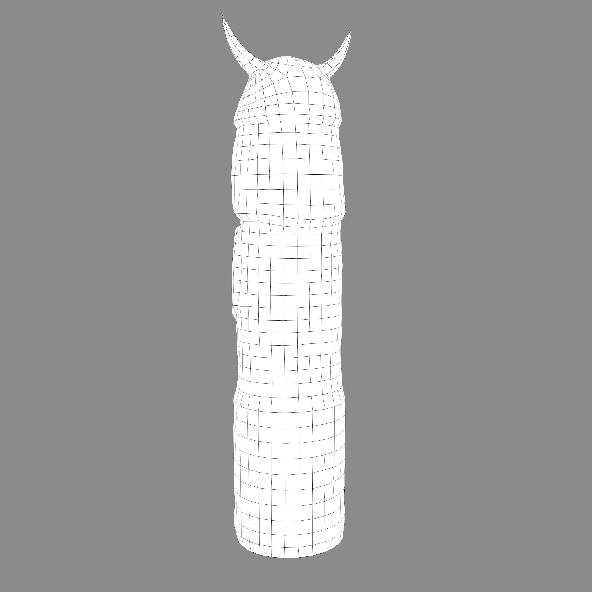 Velez Statue Low-poly 3D model_32