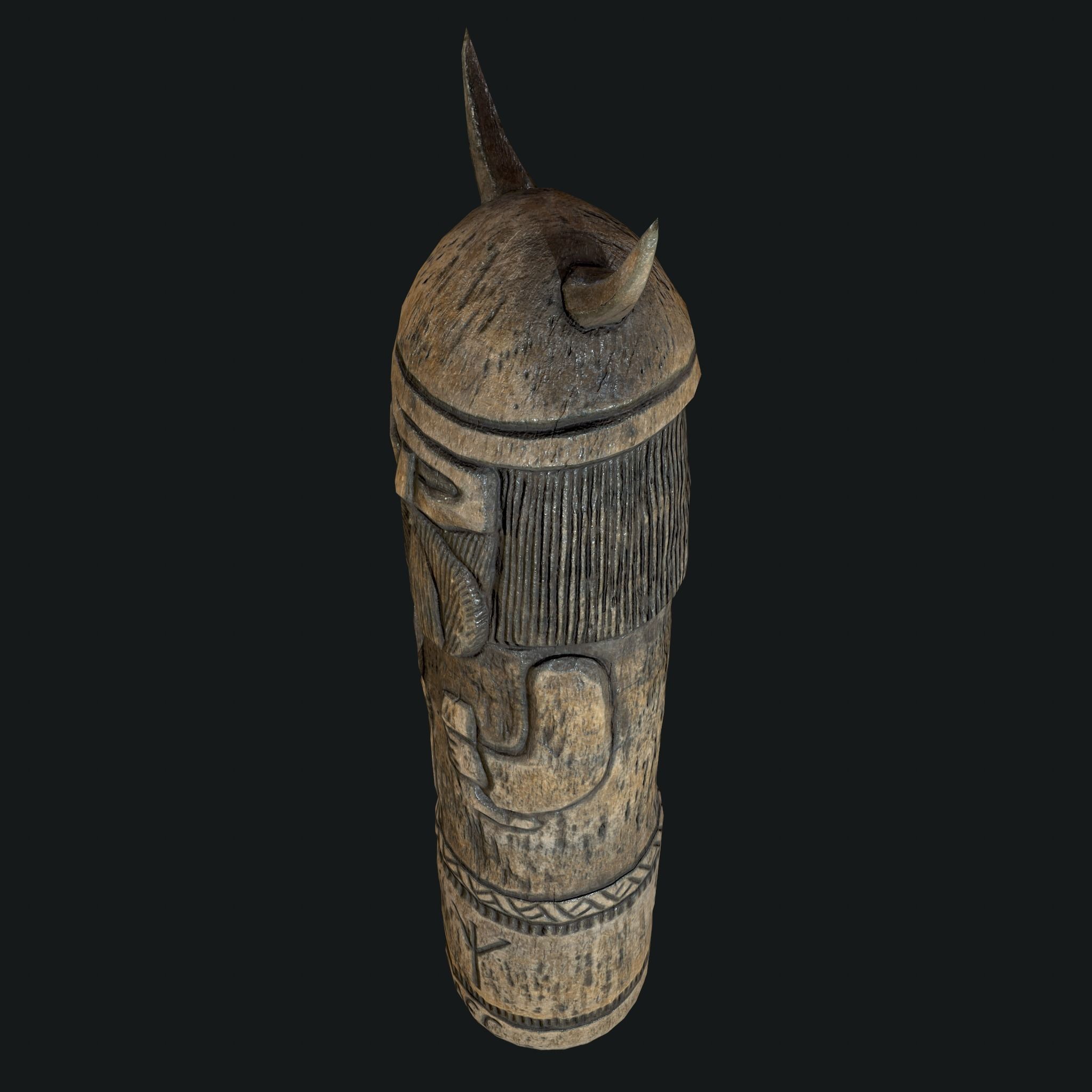 Velez Statue Low-poly 3D model_26