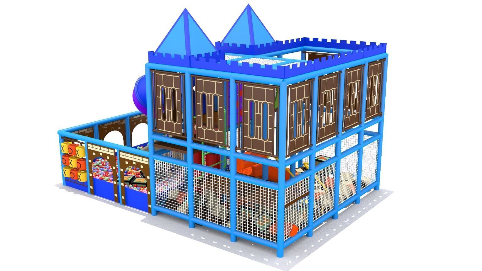 Indoor Playground 3D model_2