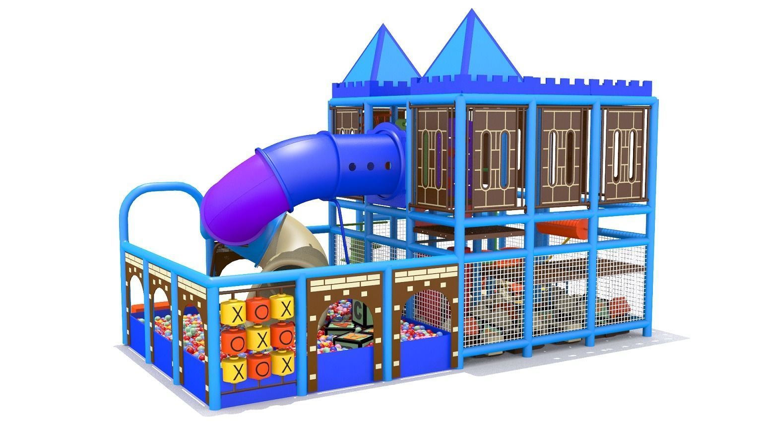 Indoor Playground 3D model_1
