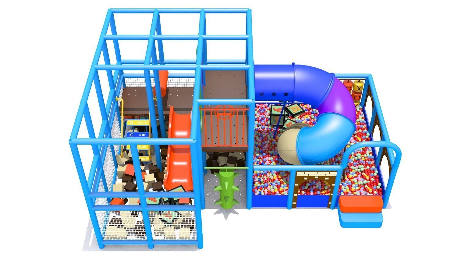 Indoor Playground 3D model_7