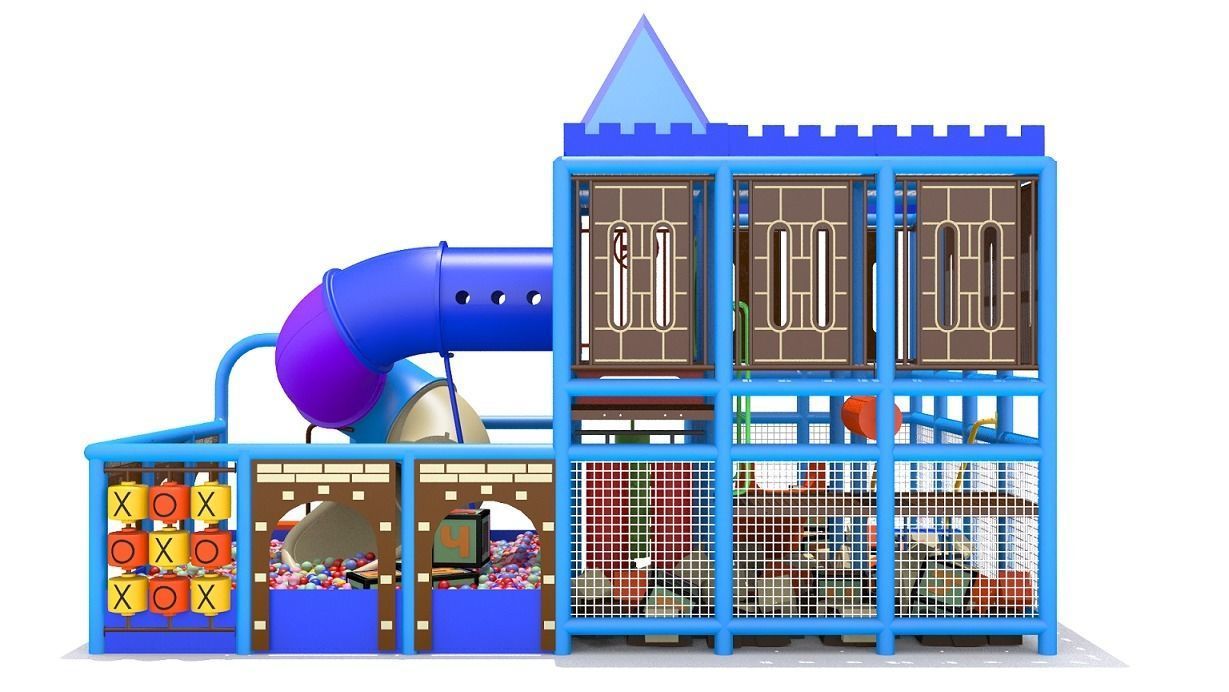 Indoor Playground 3D model_6