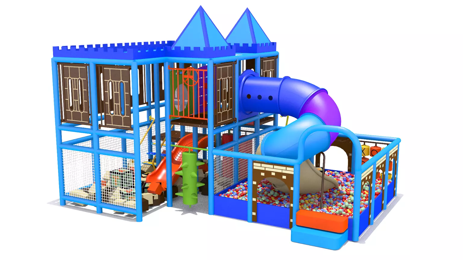 Indoor Playground 3D model_0