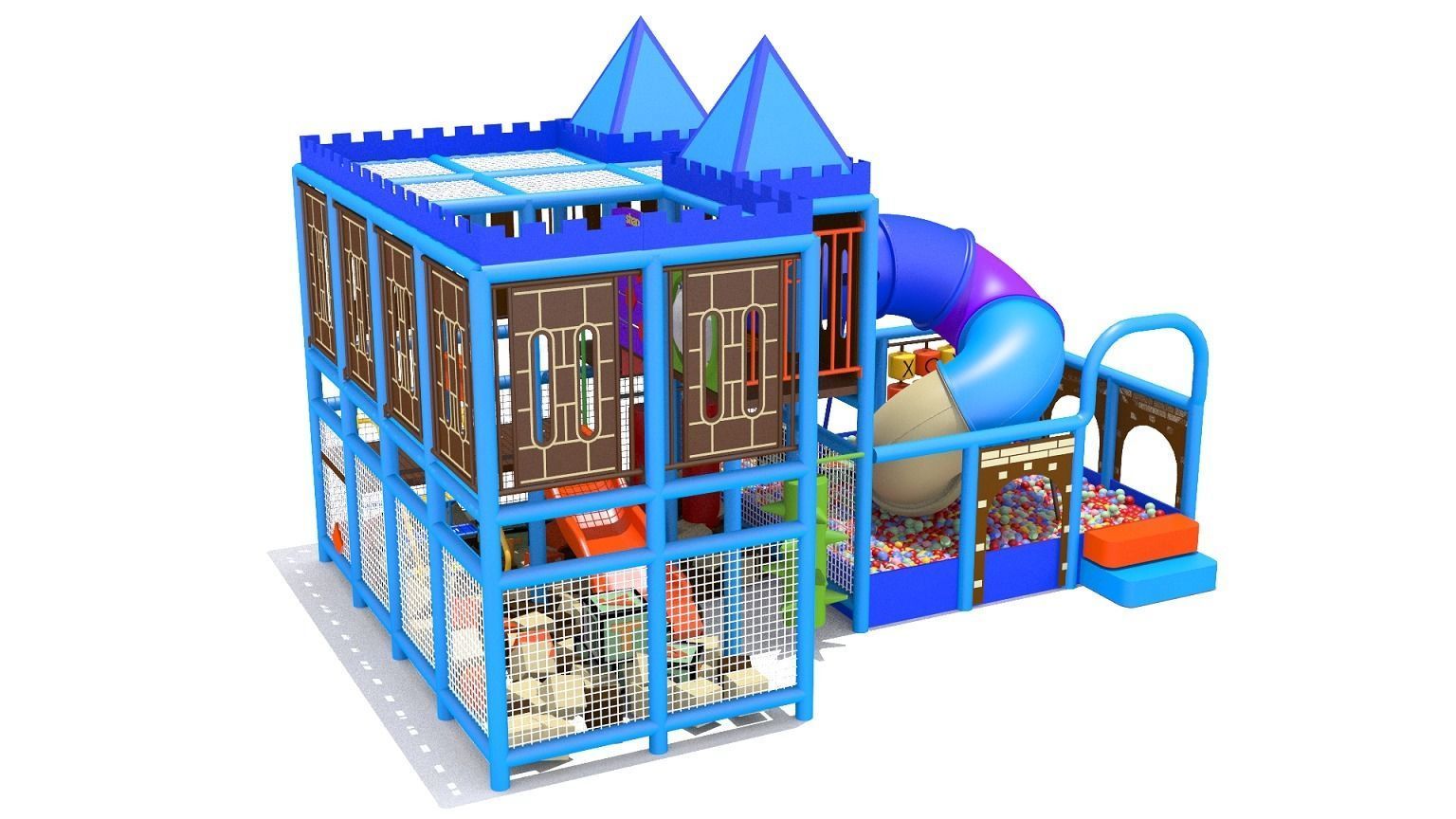 Indoor Playground 3D model_3