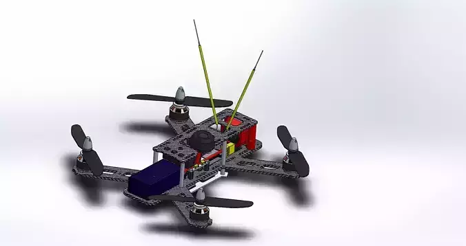 drone with two propellers