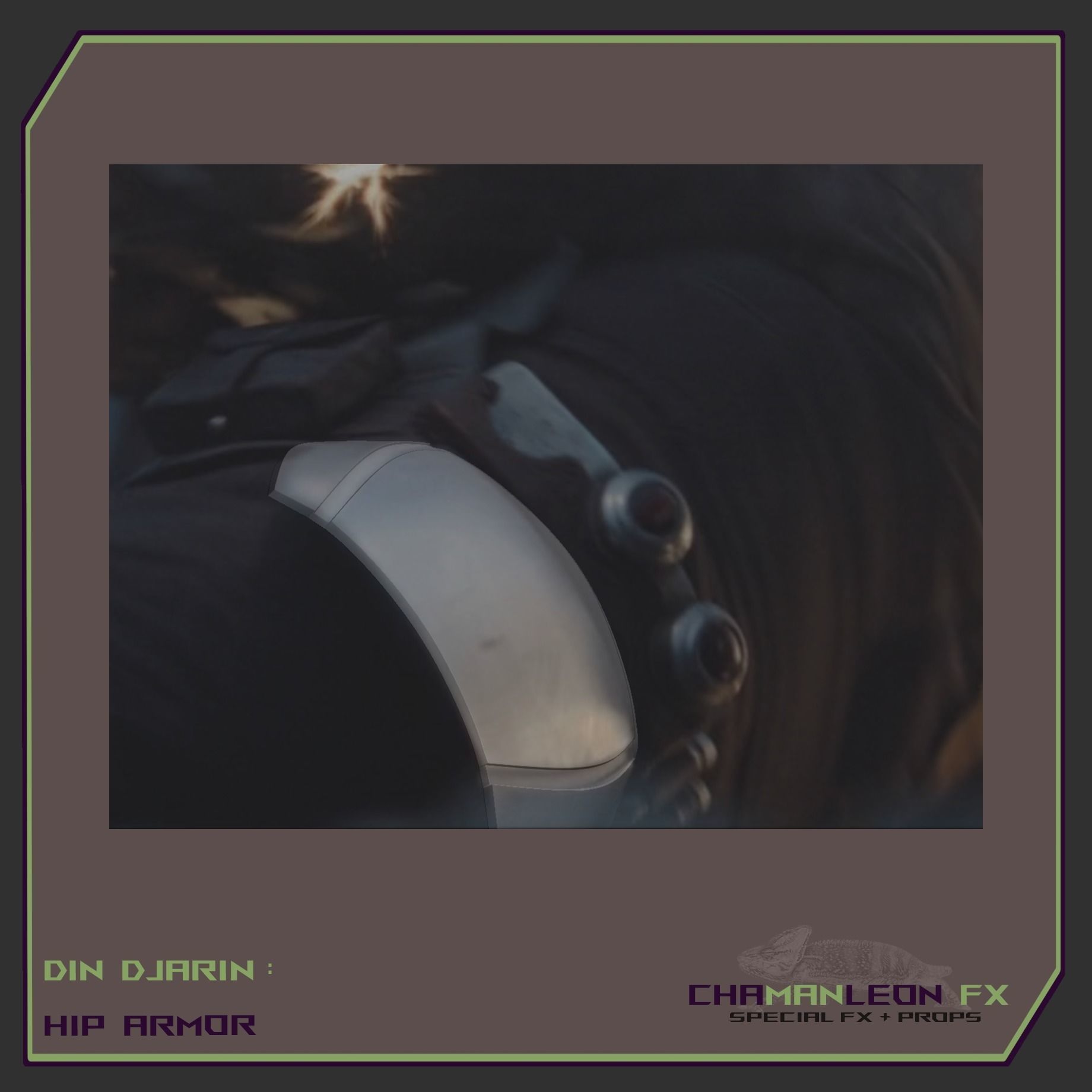 Din Djarin Mando Hip Armor Cosplay 3D print model_4