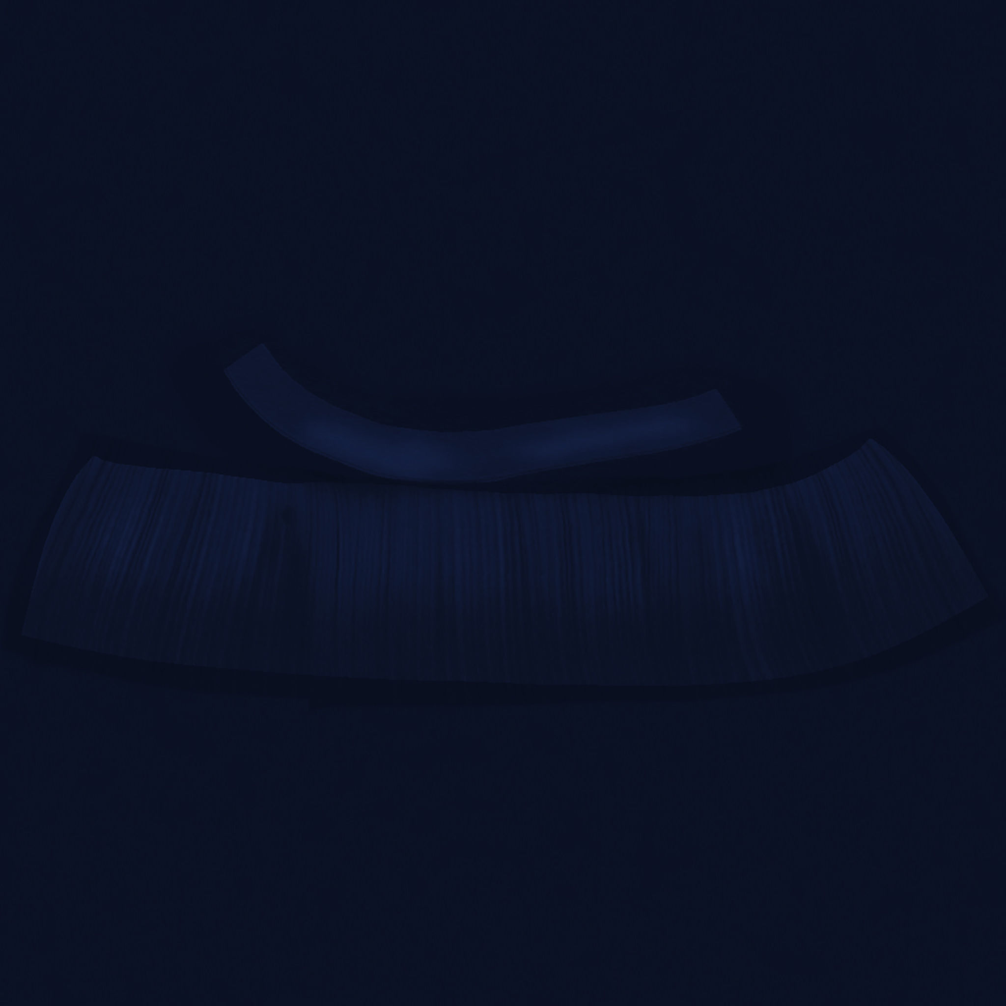 Flounced Mini Skirt Low-poly 3D model_6