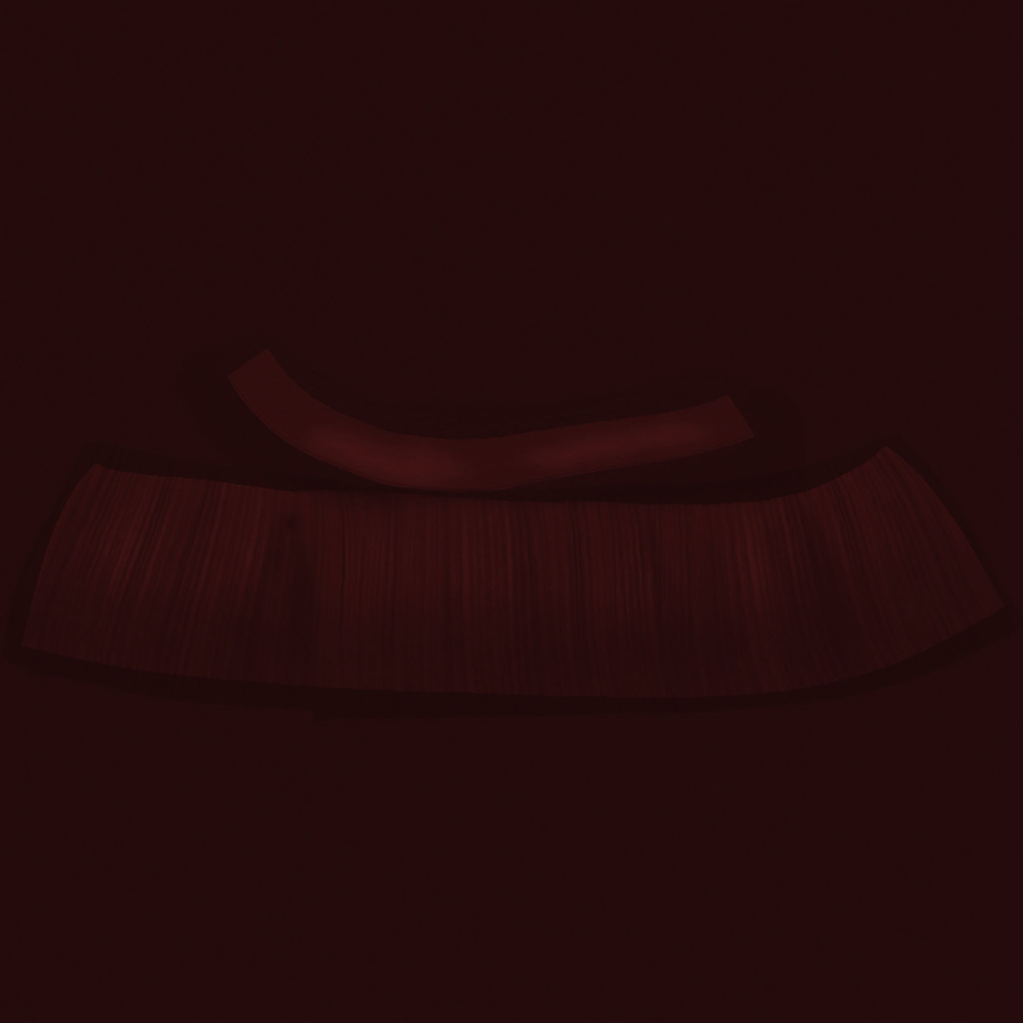 Flounced Mini Skirt Low-poly 3D model_5