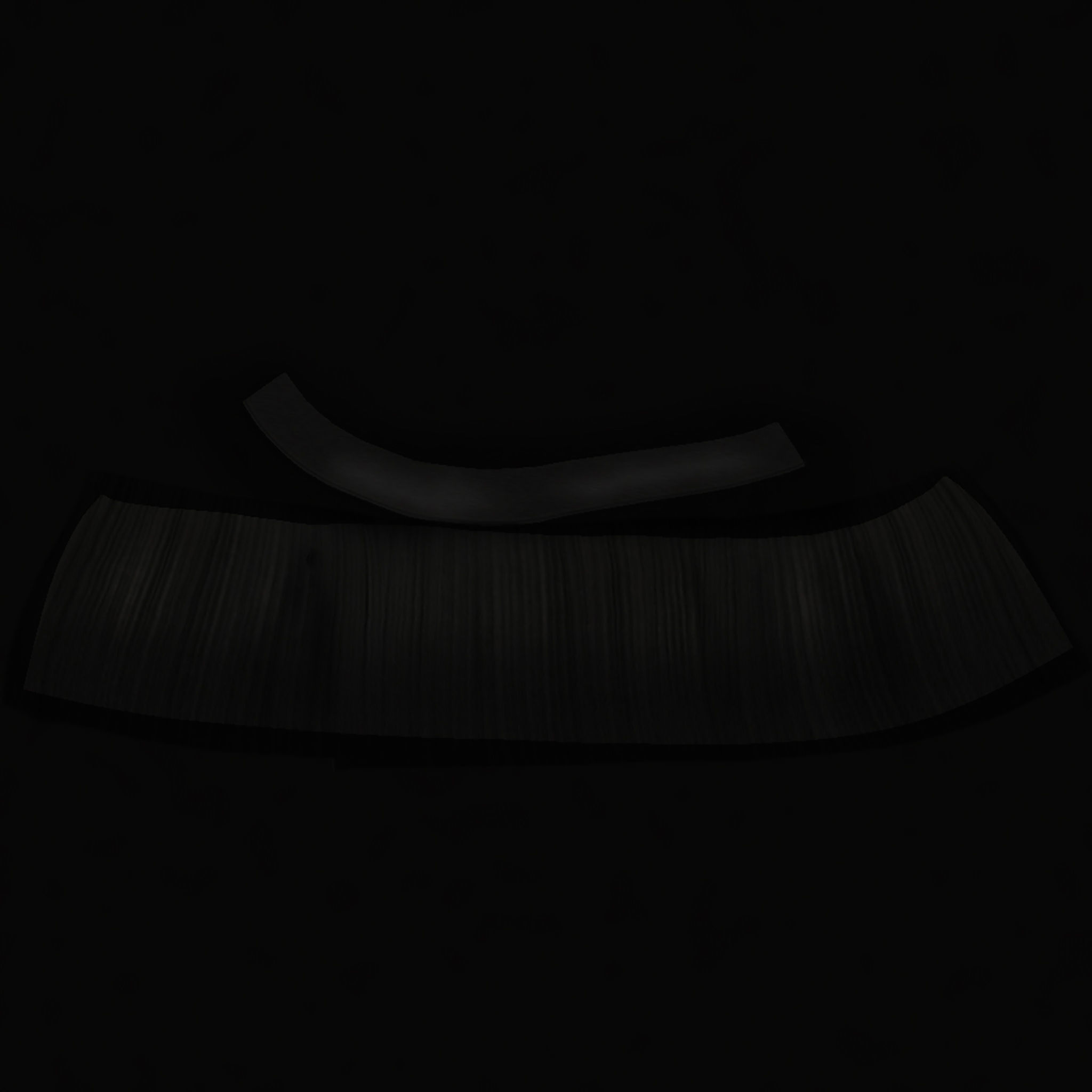 Flounced Mini Skirt Low-poly 3D model_8