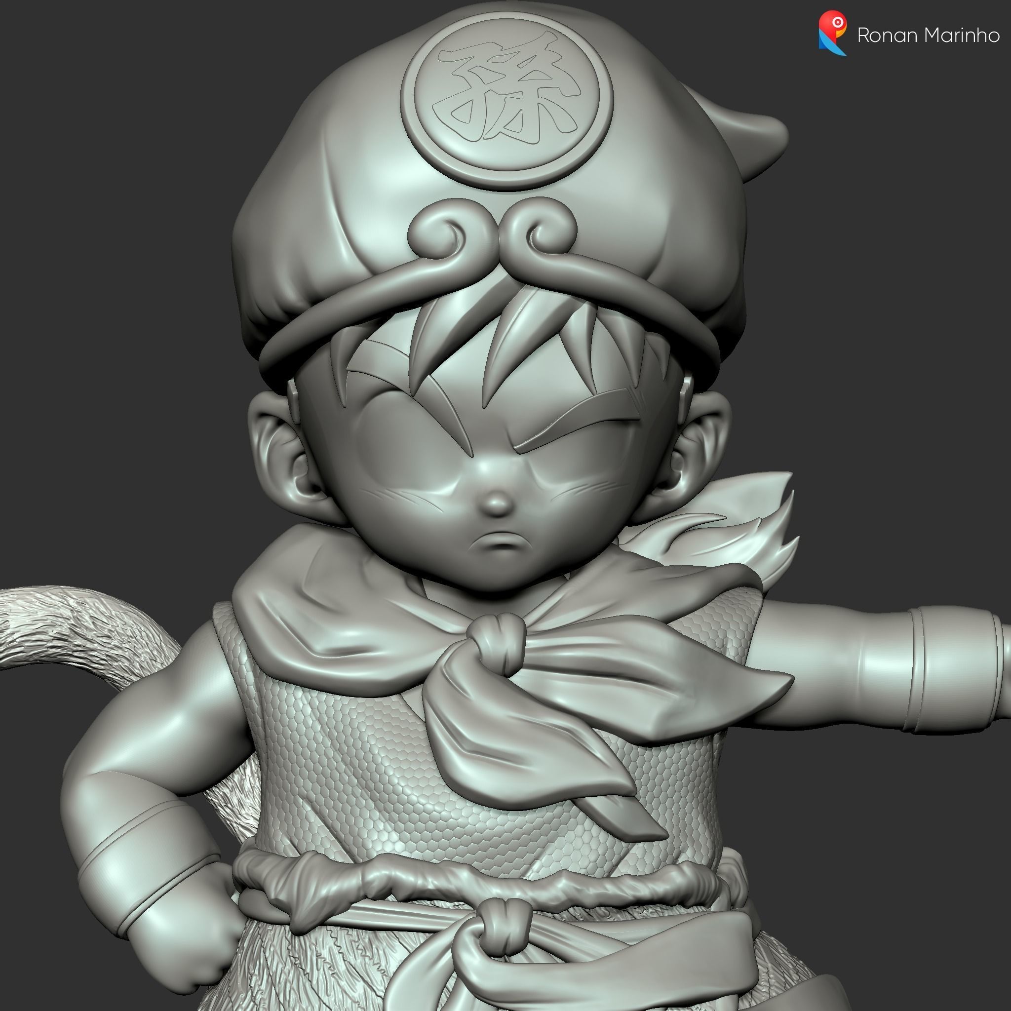 Gohan - Monkey King 3D print model_4