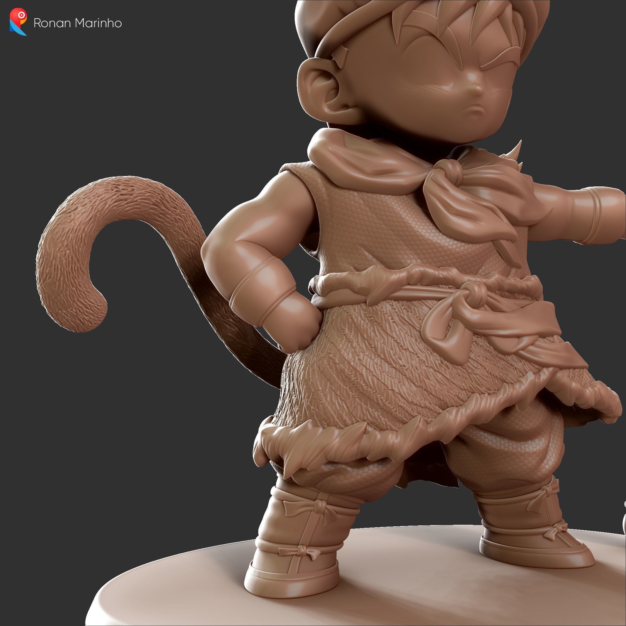 Gohan - Monkey King 3D print model_3