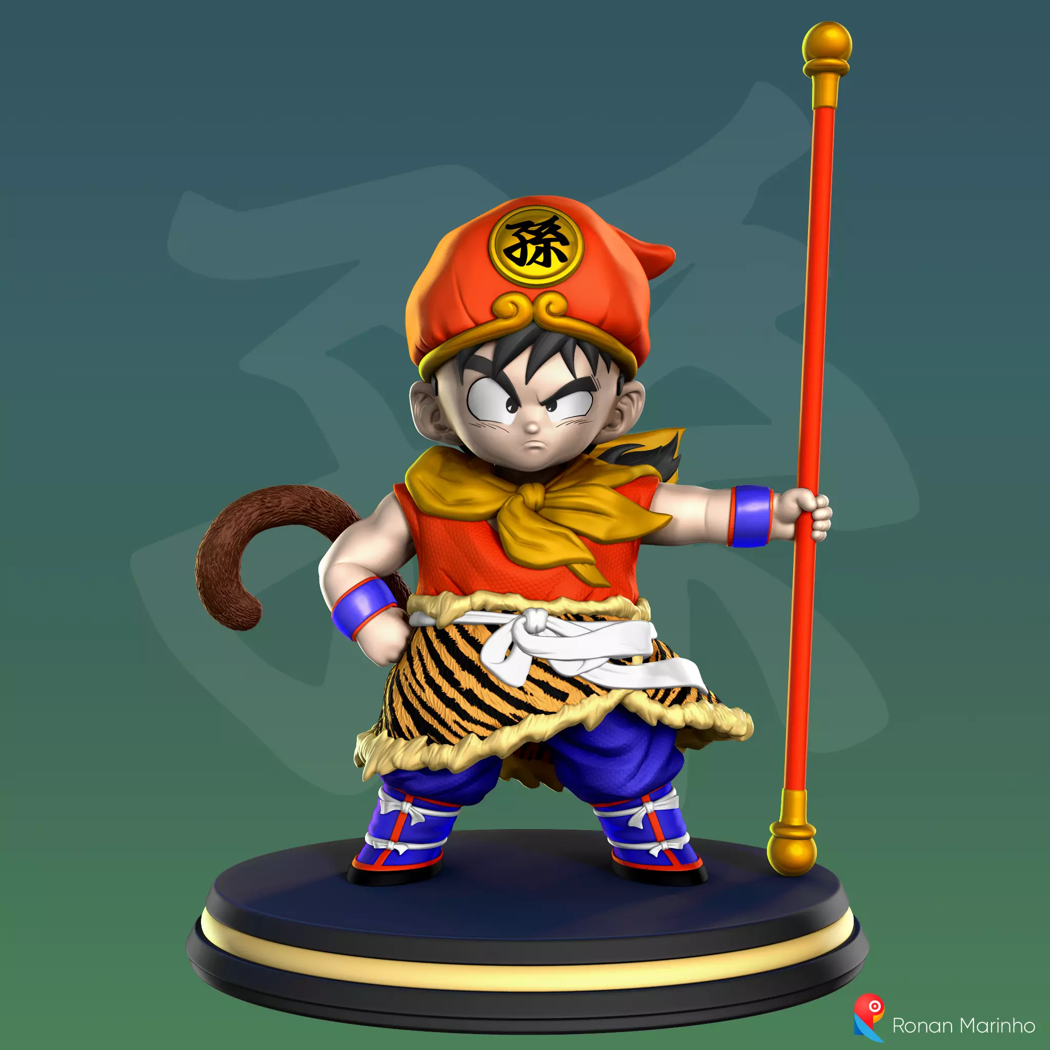 Gohan - Monkey King 3D print model_0