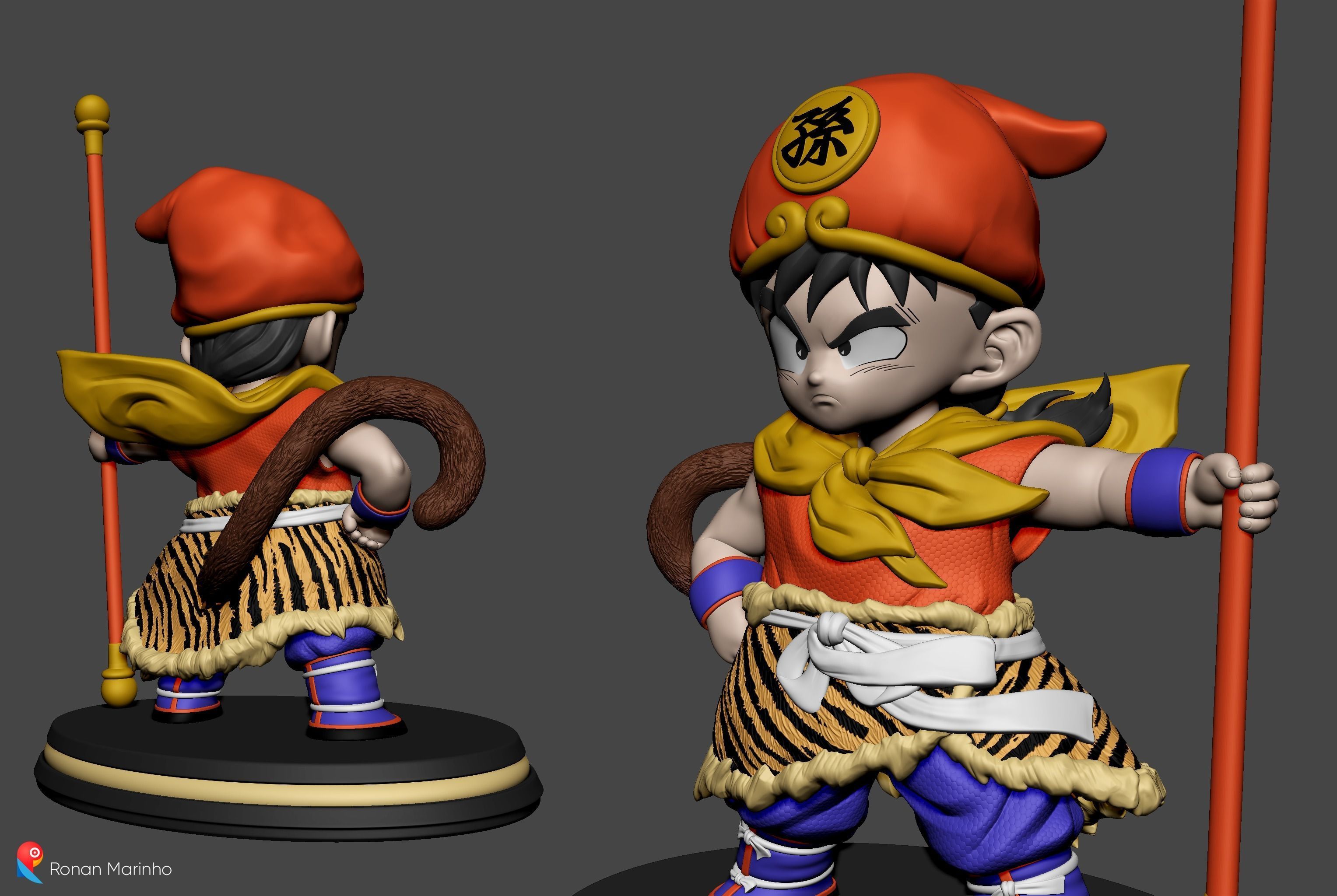 Gohan - Monkey King 3D print model_1