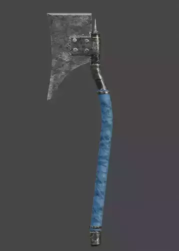 Dusty metal axe
