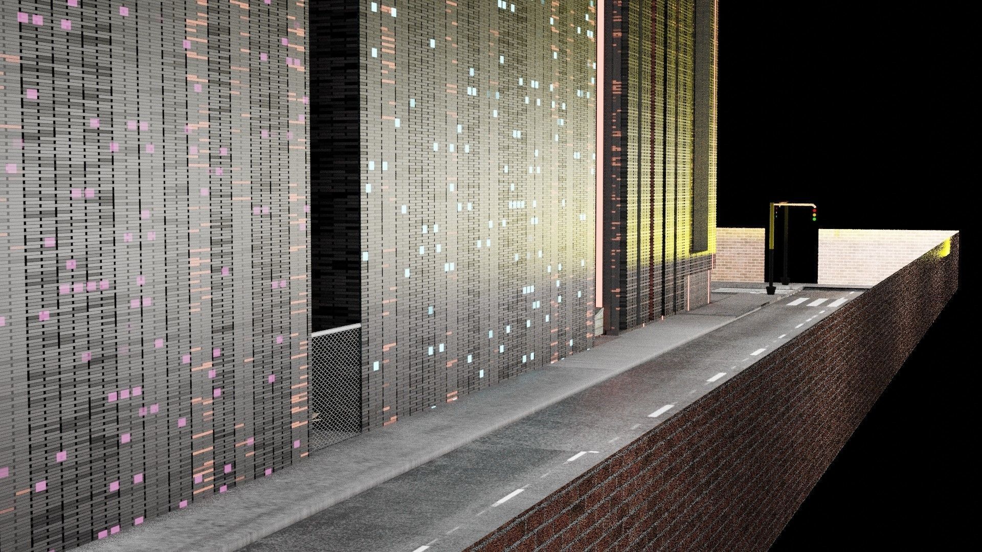 Making 3D Mega City In Blender  3D model_9