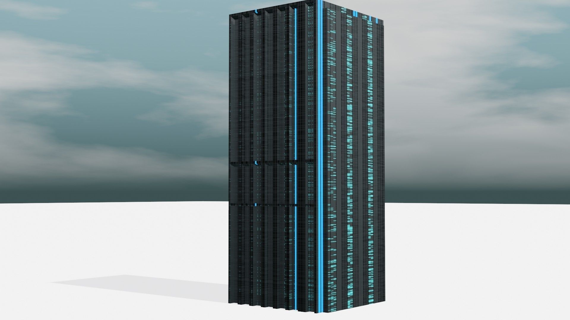 Making 3D Mega City In Blender  3D model_12