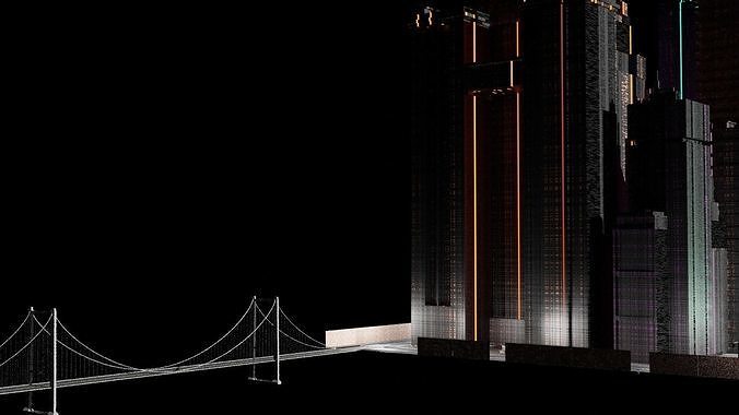 Making 3D Mega City In Blender  3D model
